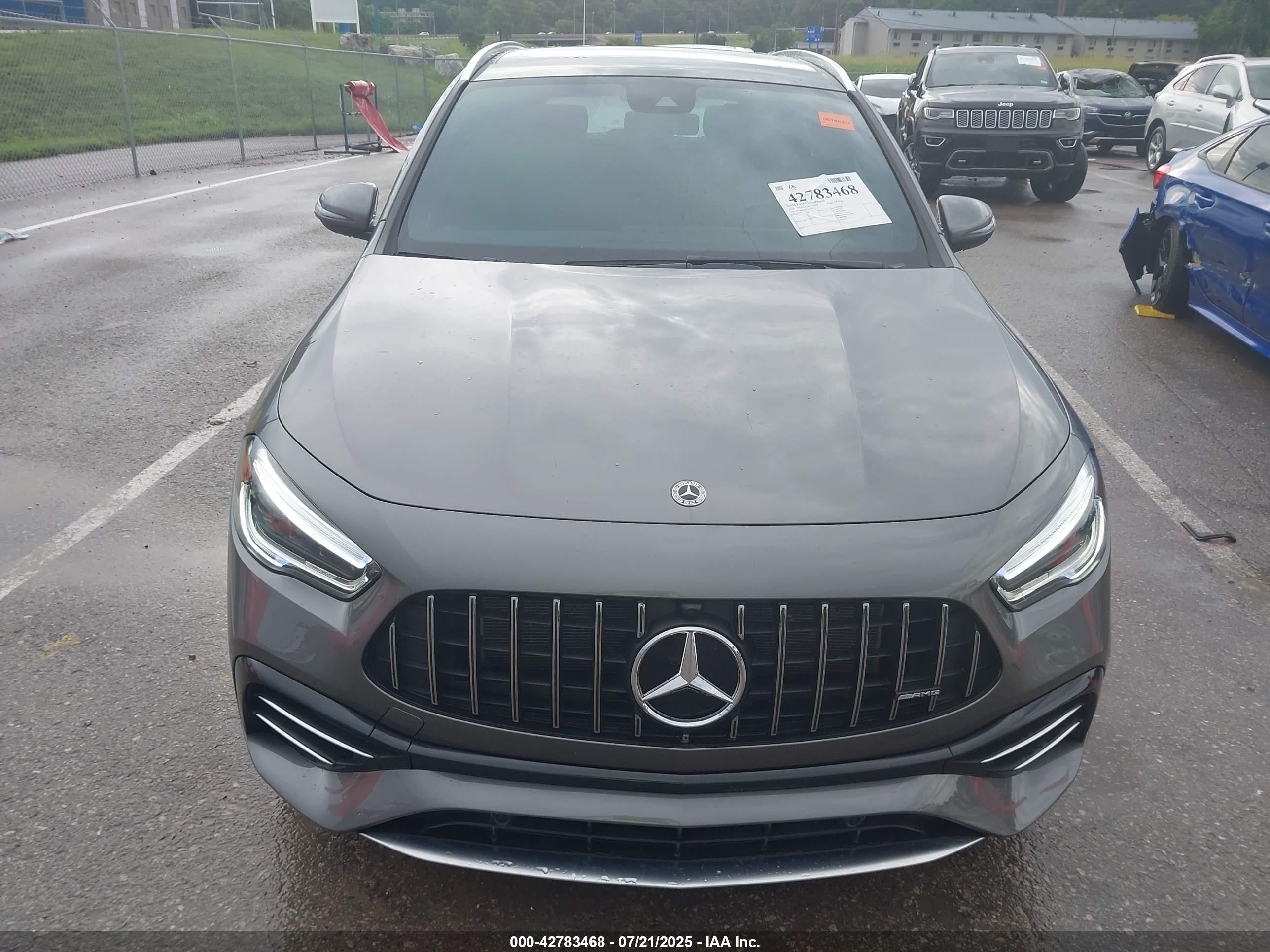 2022 Mercedes-benz Amg Gla 45 4matic Gray vin: W1N4N5DB1NJ395232