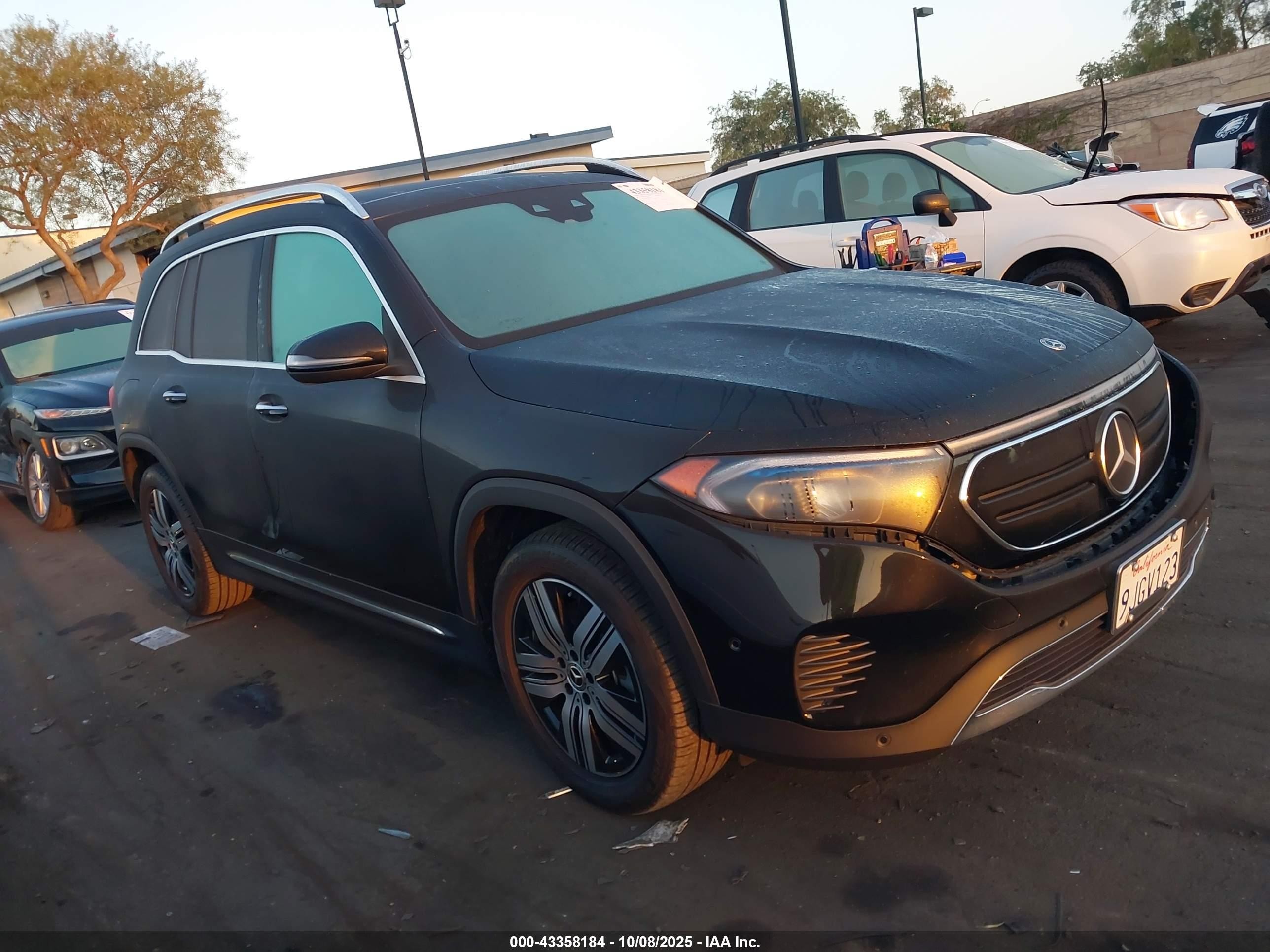 2023 Mercedes-benz Eqb 300 Suv 4matic Черный vin: W1N9M0KB1PN055704