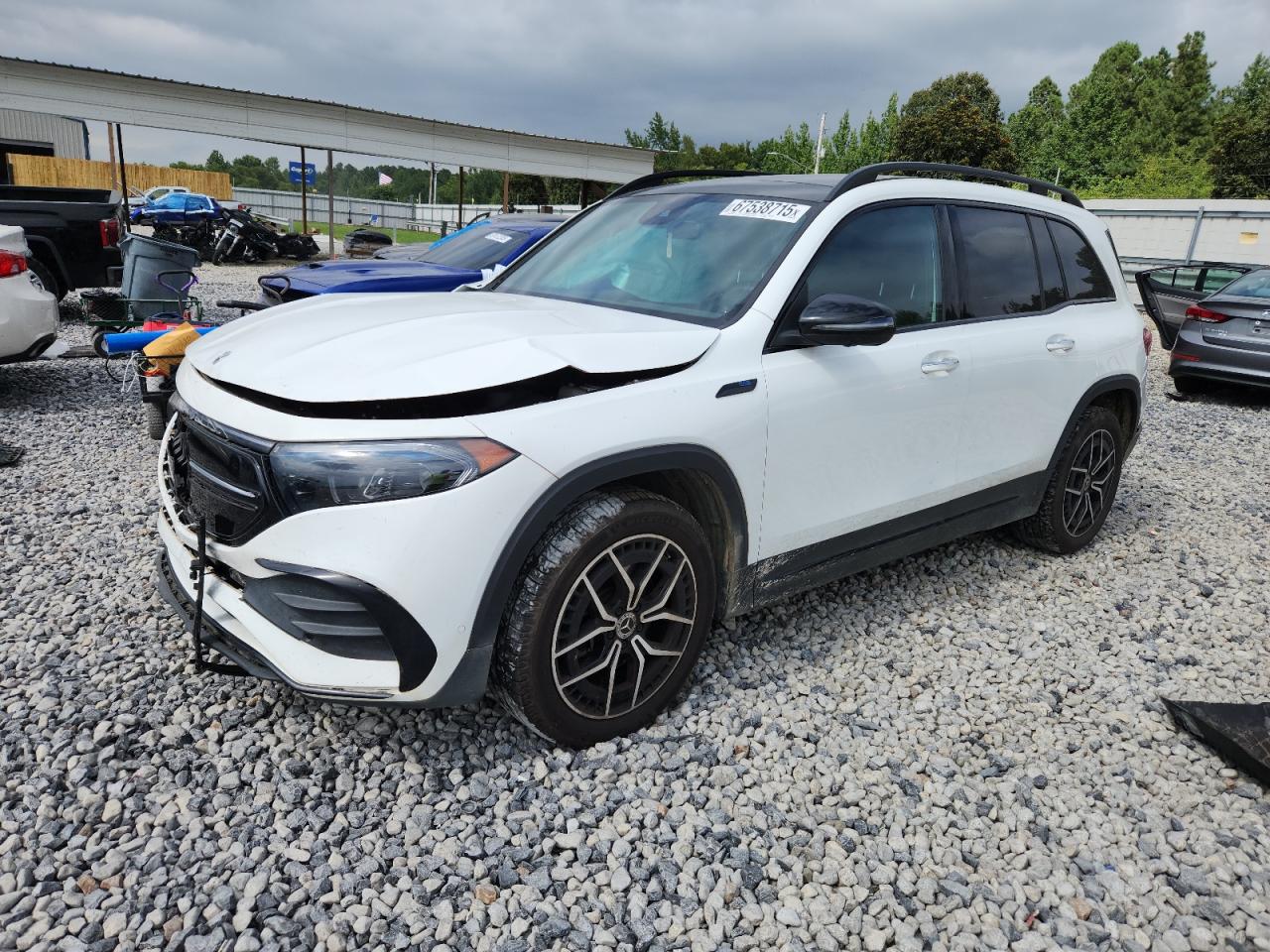 2022 Mercedes-benz Eqb 300 4matic White vin: W1N9M0KB6NN007645