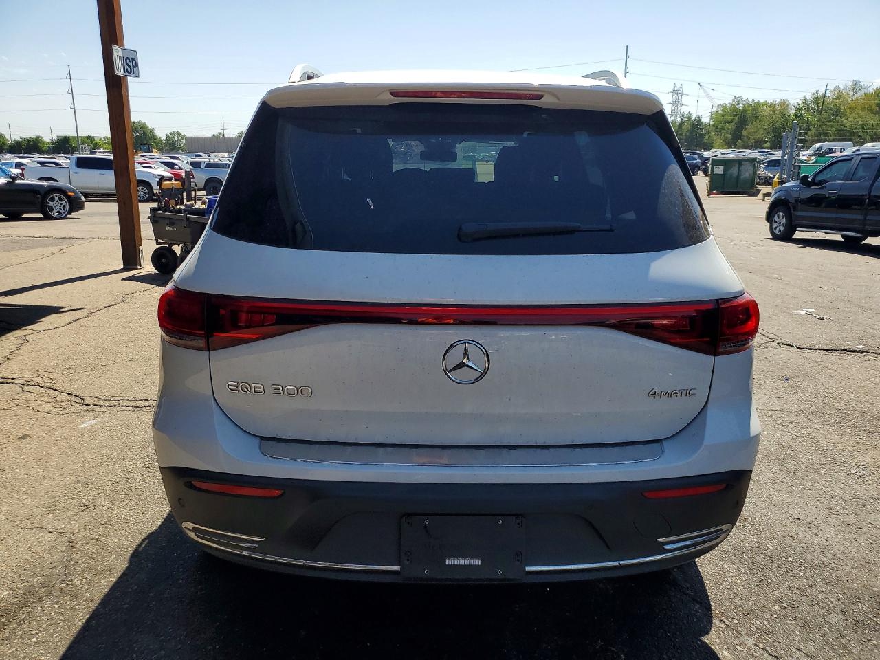 2023 Mercedes-benz Eqb 300 4matic White vin: W1N9M0KB7PN073673
