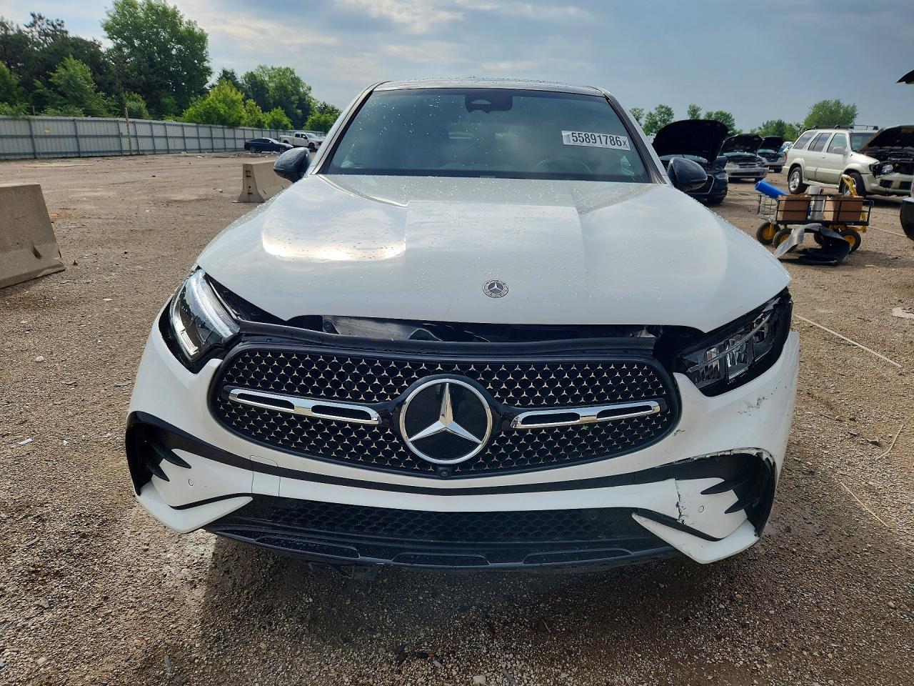 2024 Mercedes-benz Glc Coupe 300 4matic White vin: W1NKJ4HB0RF099036