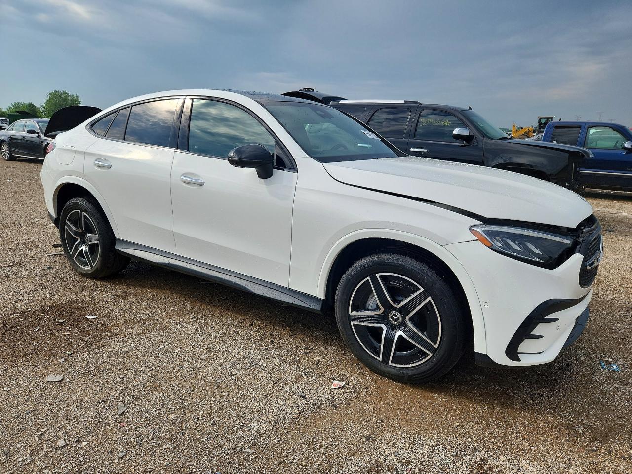 2024 Mercedes-benz Glc Coupe 300 4matic White vin: W1NKJ4HB0RF099036
