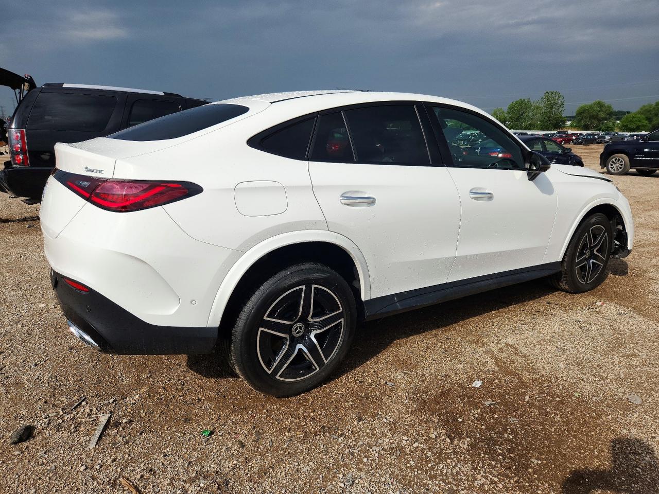 2024 Mercedes-benz Glc Coupe 300 4matic White vin: W1NKJ4HB0RF099036