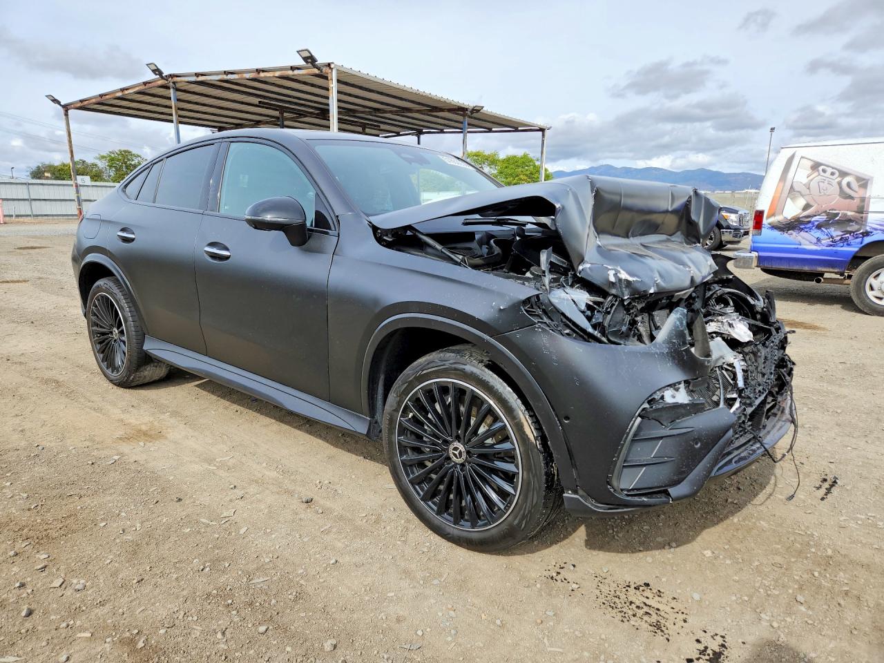 2024 Mercedes-benz Glc Coupe 300 4matic Черный vin: W1NKJ4HB8RF180169