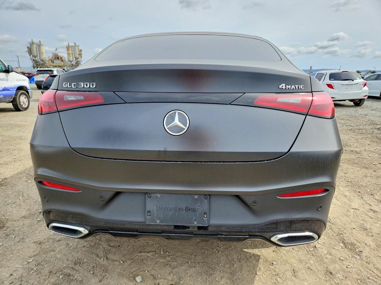 2024 Mercedes-benz Glc Coupe 300 4matic Черный vin: W1NKJ4HB8RF180169