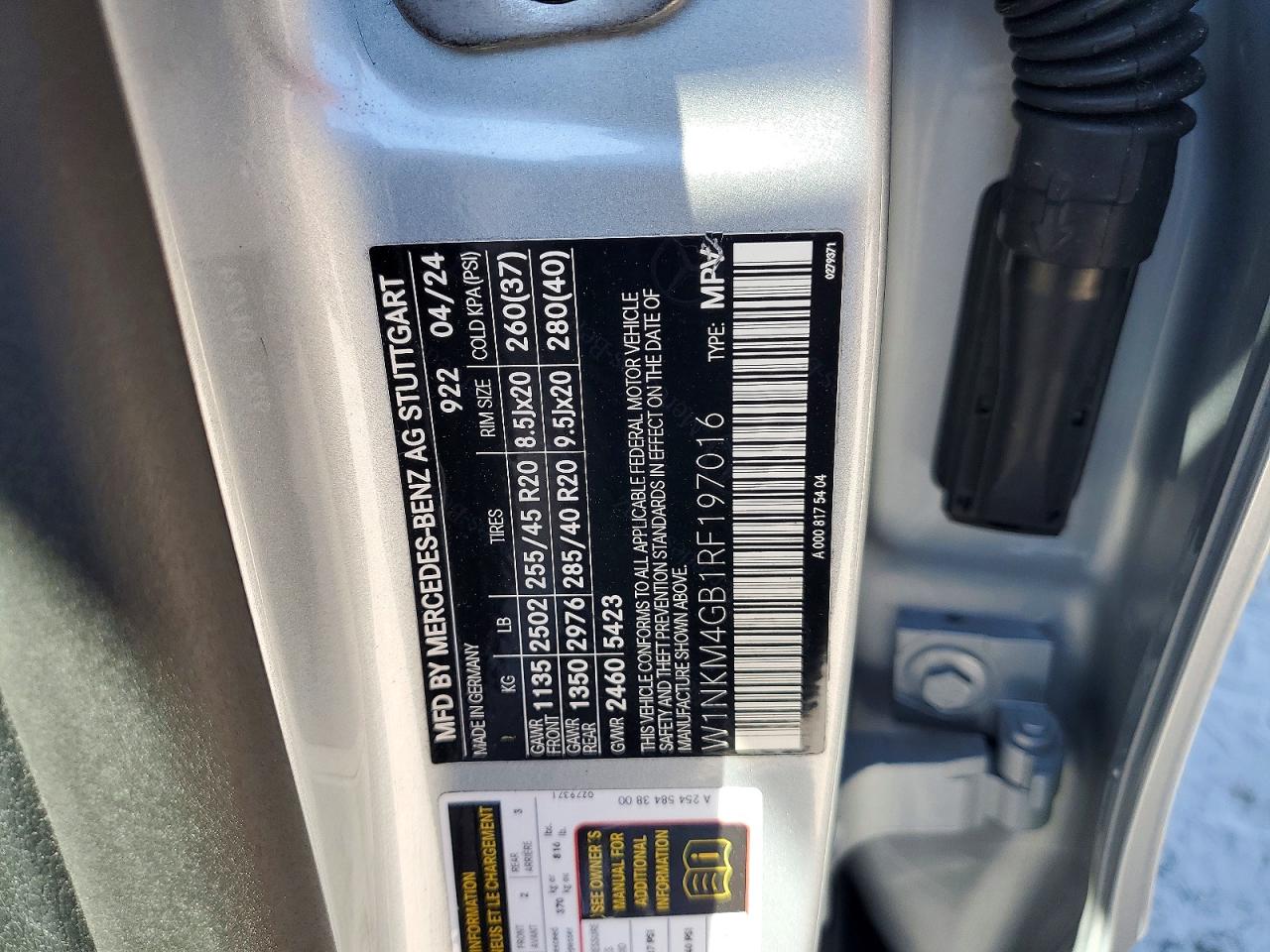 2024 Mercedes-benz Glc 300 Silver vin: W1NKM4GB1RF197016