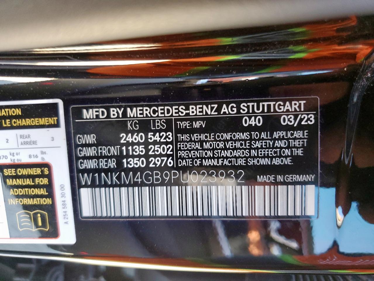 2023 Mercedes-benz Glc 300 Black vin: W1NKM4GB9PU023932