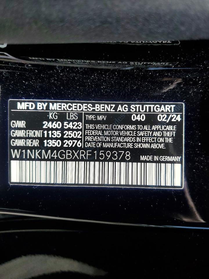 2024 Mercedes-benz Glc 300 Black vin: W1NKM4GBXRF159378