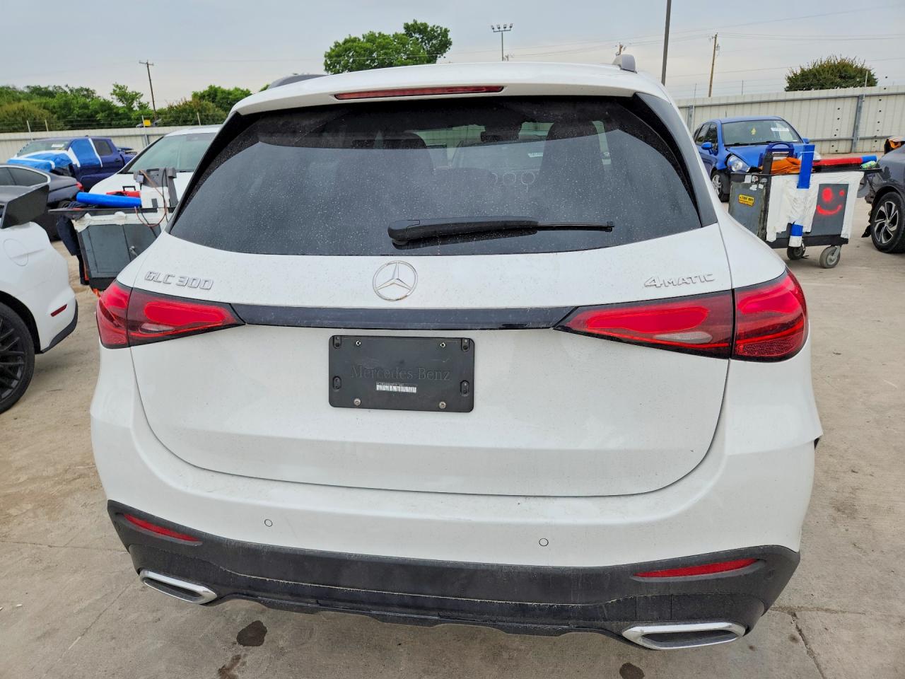 2025 Mercedes-benz Glc 300 4matic Белый vin: W1NKM4HB0SF291442