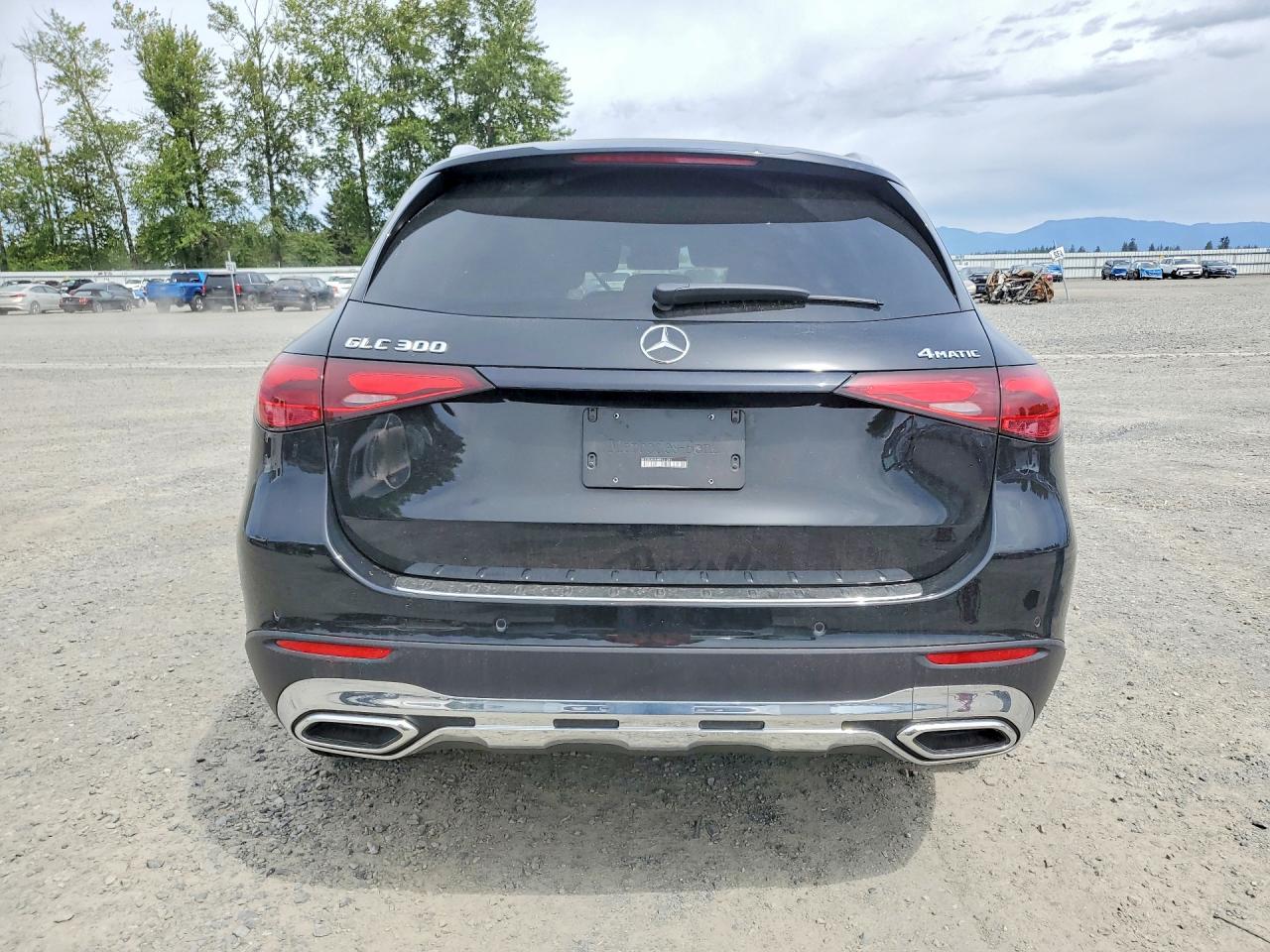 2024 Mercedes-benz Glc 300 4matic Черный vin: W1NKM4HB4RF101281