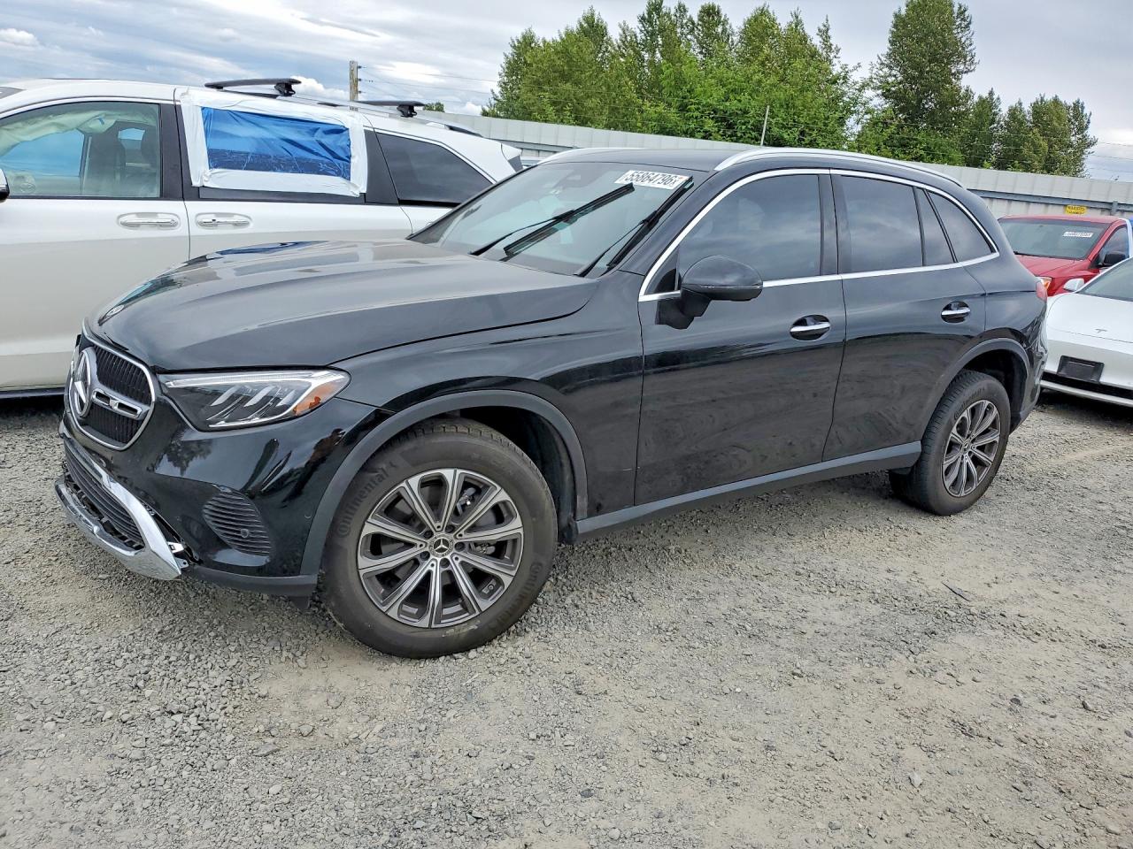 2024 Mercedes-benz Glc 300 4matic Черный vin: W1NKM4HB4RF101281