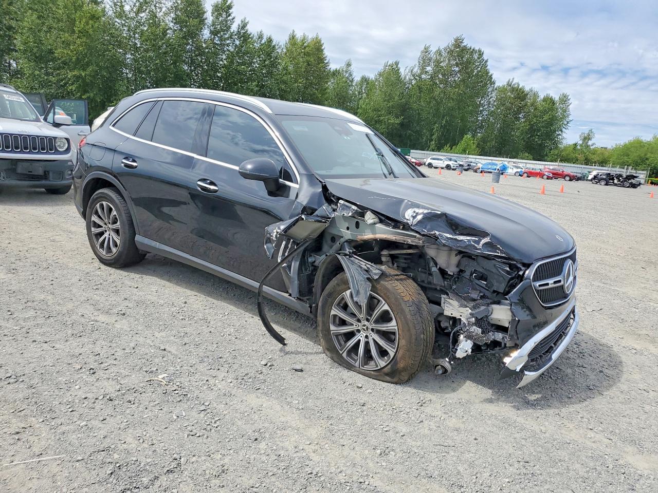 2024 Mercedes-benz Glc 300 4matic Черный vin: W1NKM4HB4RF101281