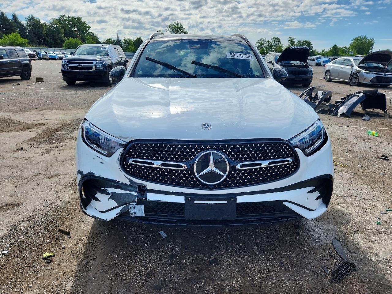 2024 Mercedes-benz Glc 300 4matic Белый vin: W1NKM4HB4RF135768