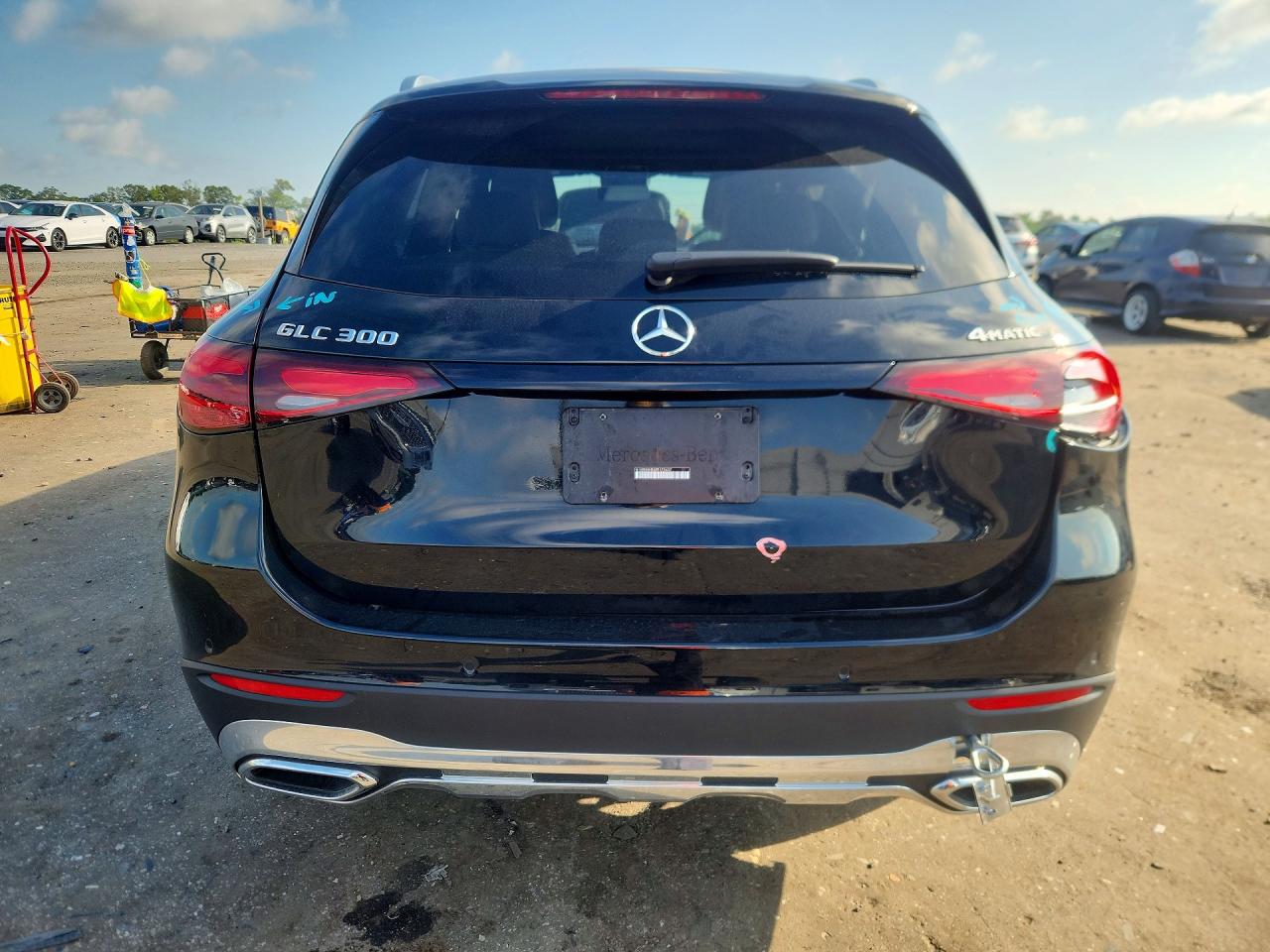 2024 Mercedes-benz Glc 300 4matic Черный vin: W1NKM4HB6RF173437