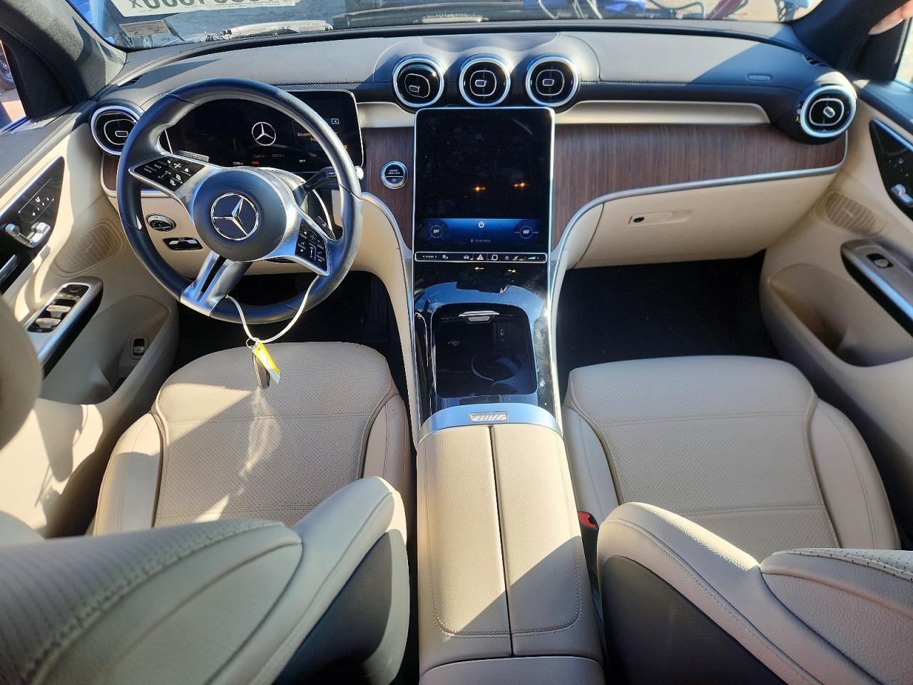 2024 Mercedes-benz Glc 300 4matic Черный vin: W1NKM4HB6RF173437