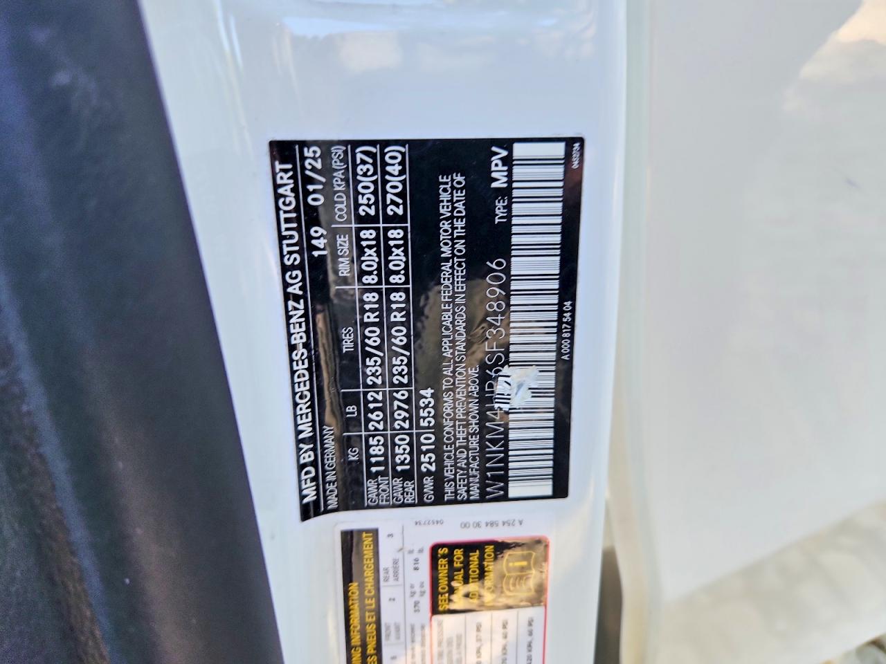 2025 Mercedes-benz Glc 300 4matic White vin: W1NKM4HB6SF348906