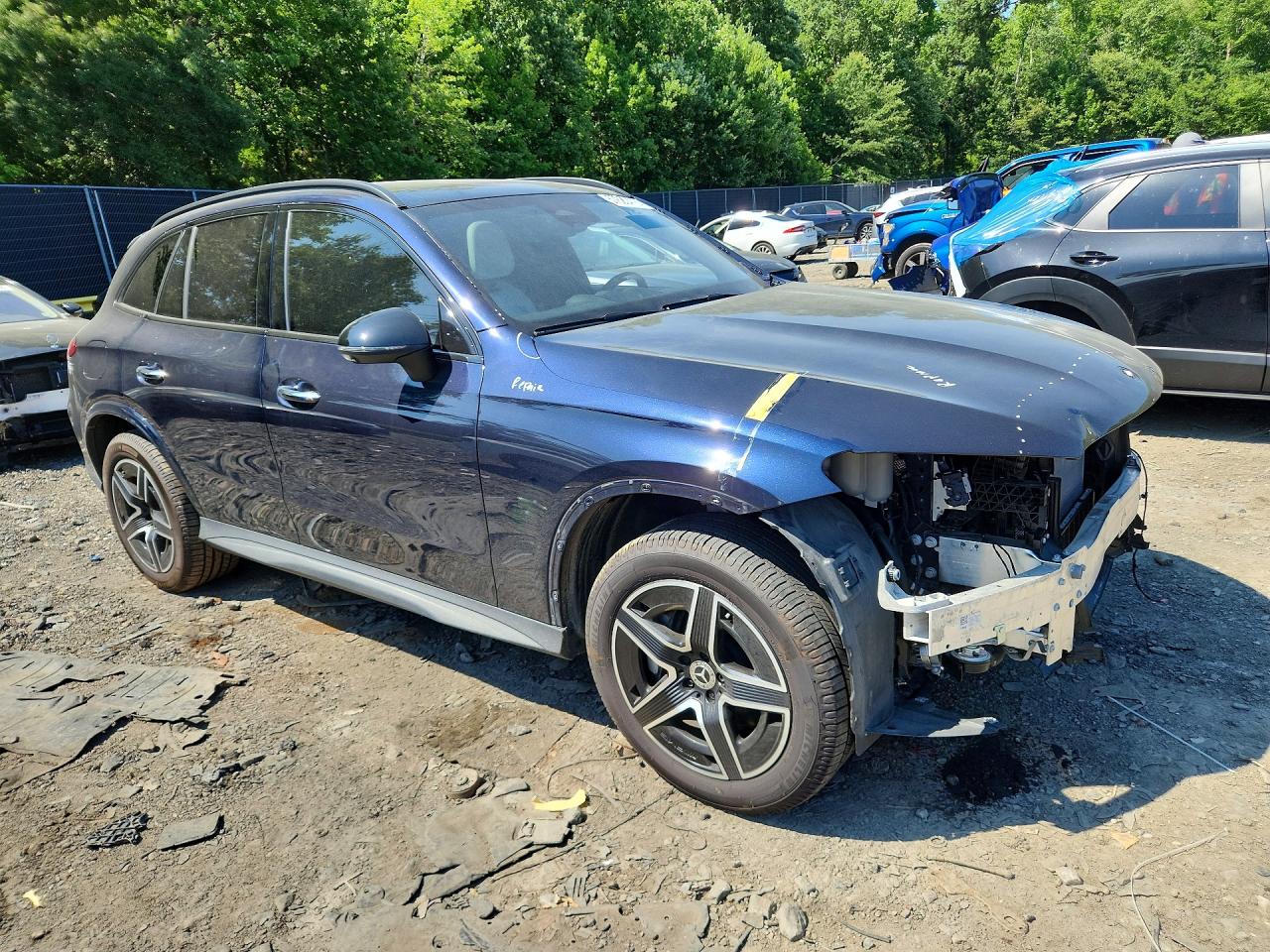 2023 Mercedes-benz Glc 300 4matic Blue vin: W1NKM4HB7PU020512