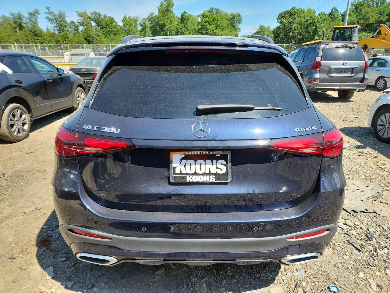 2023 Mercedes-benz Glc 300 4matic Blue vin: W1NKM4HB7PU020512