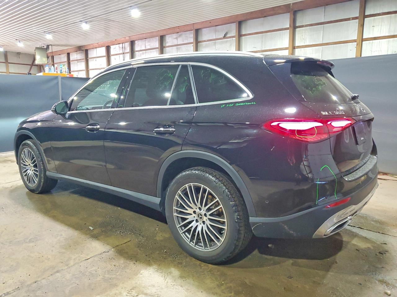 2024 Mercedes-benz Glc 300 4matic Черный vin: W1NKM4HB7RF104286
