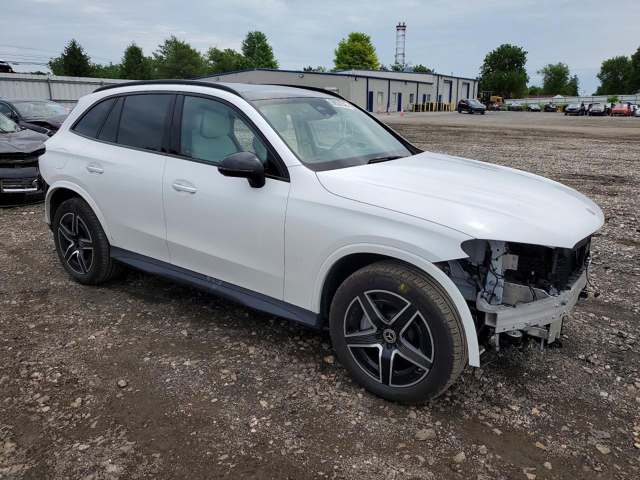 2025 Mercedes-benz Glc 300 4matic Белый vin: W1NKM4HBXSF265964