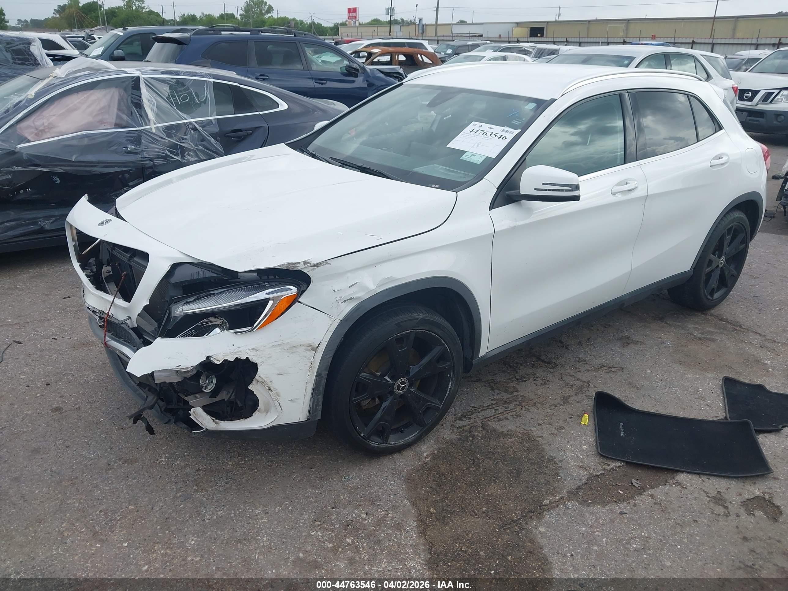2020 Mercedes-benz Gla 250   White vin: W1NTG4EB6LU031219