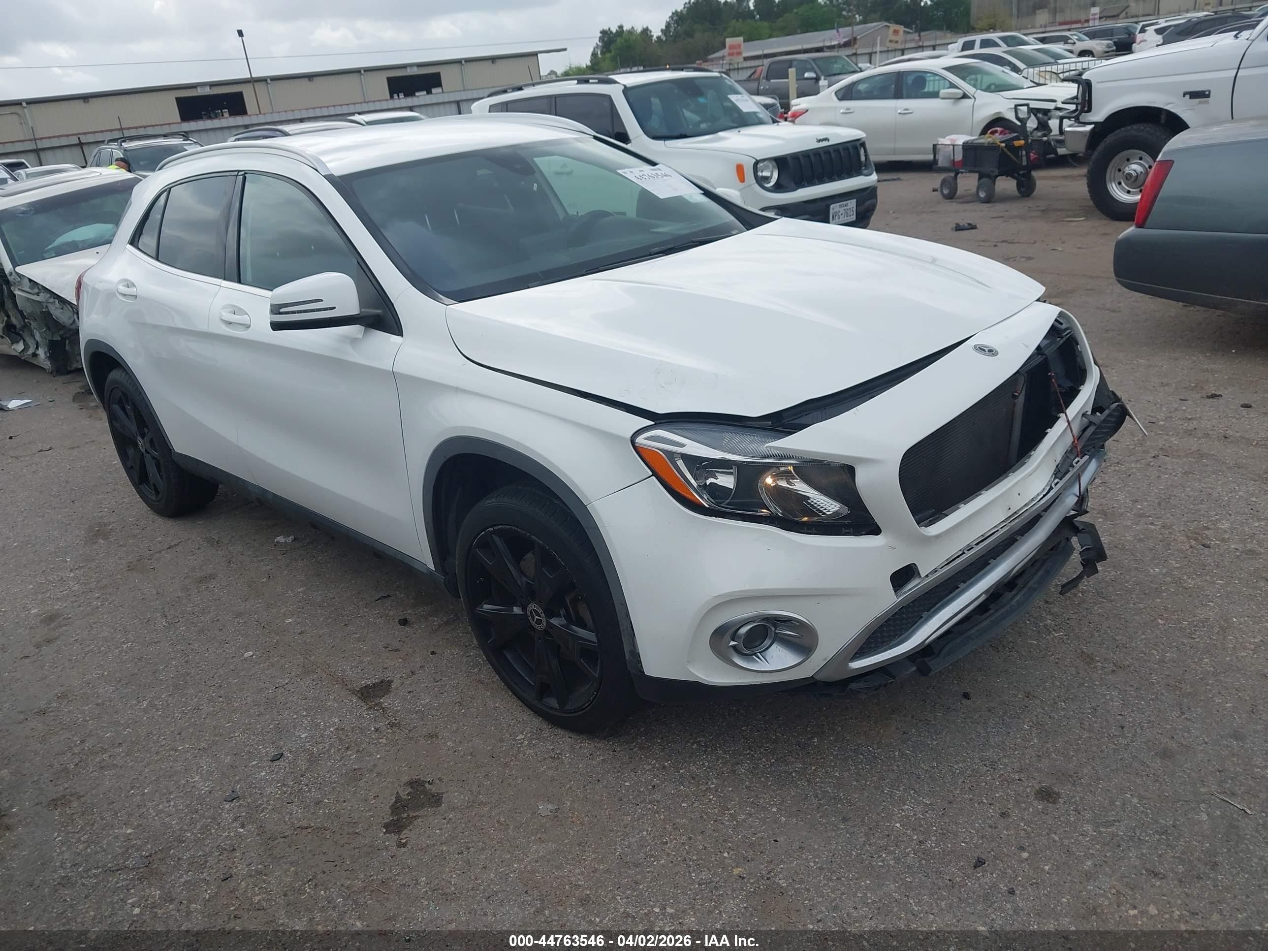 2020 Mercedes-benz Gla 250   White vin: W1NTG4EB6LU031219