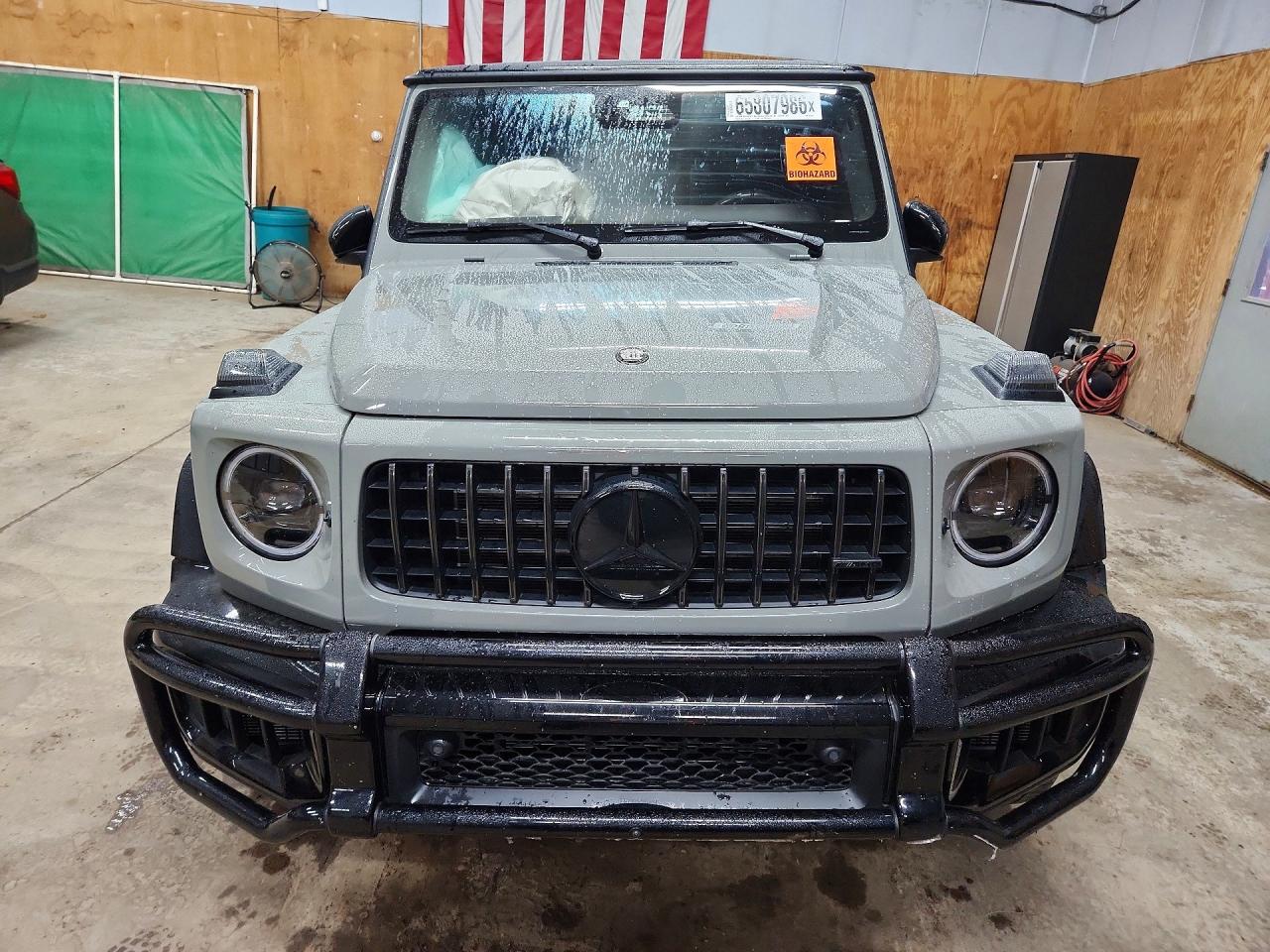 2025 Mercedes-benz G63 Amg Gray vin: W1NWH5AB1SX061540