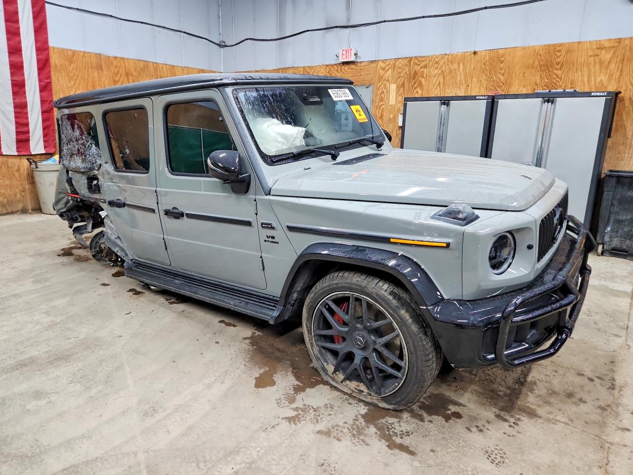 2025 Mercedes-benz G63 Amg Gray vin: W1NWH5AB1SX061540