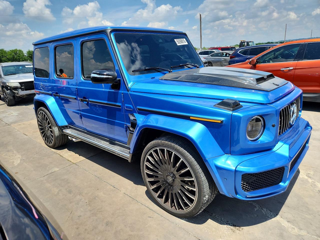 2023 Mercedes-benz G 63 Amg Синий vin: W1NYC7HJ2PX476857