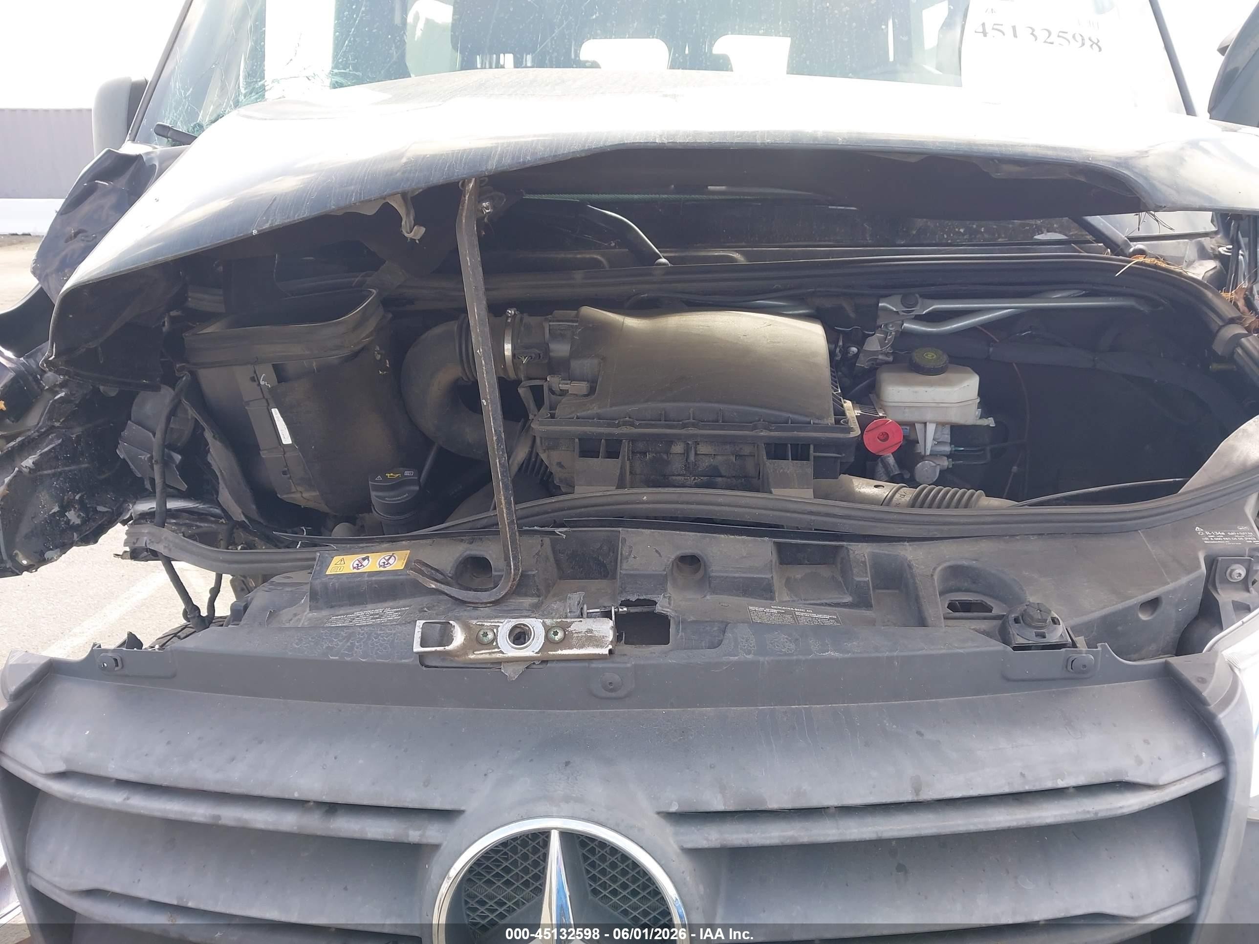 2021 Mercedes-benz Sprinter 2500 Standard Roof V6 Black vin: W1W4EBVY2MT055720
