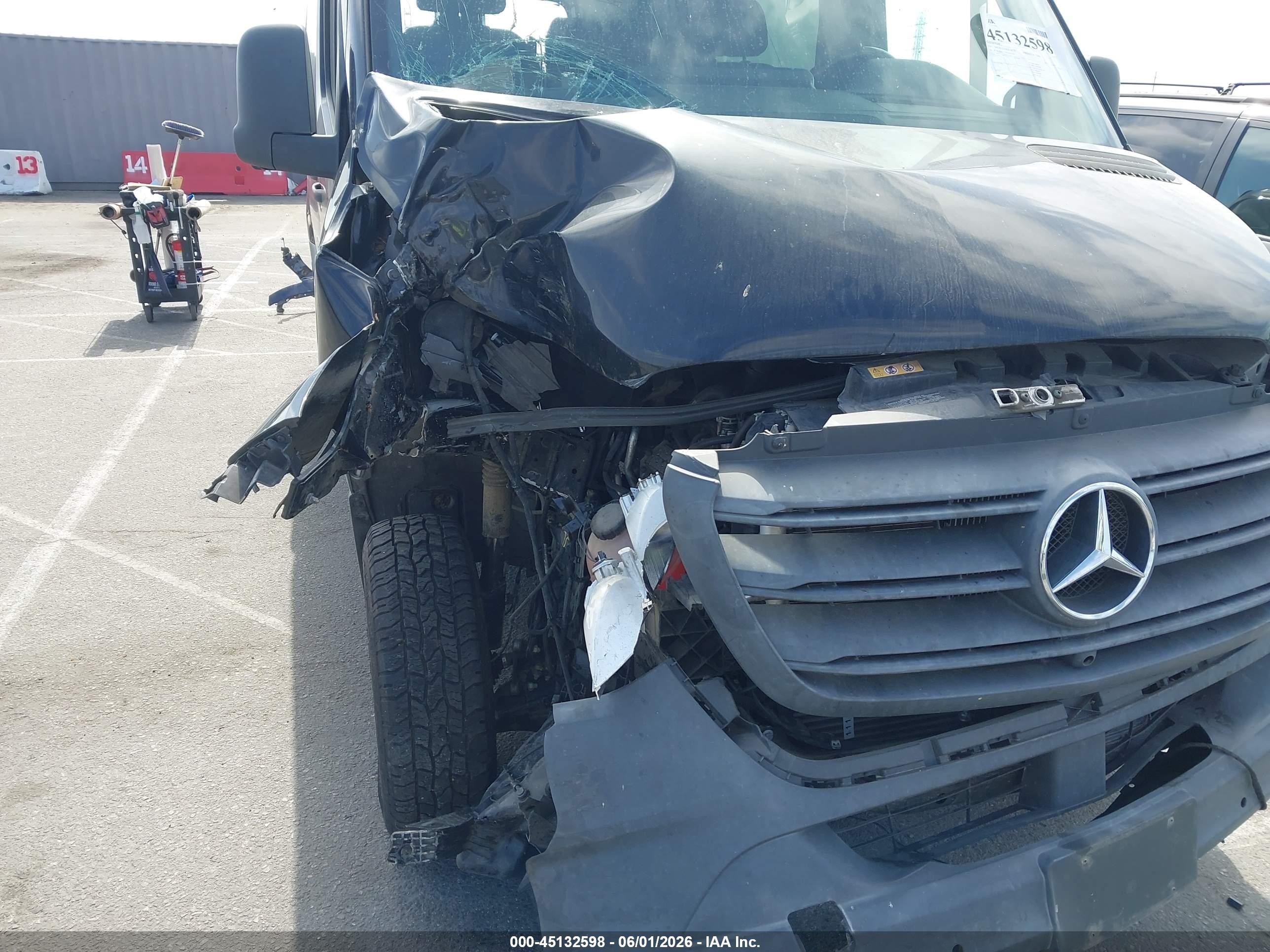 2021 Mercedes-benz Sprinter 2500 Standard Roof V6 Black vin: W1W4EBVY2MT055720