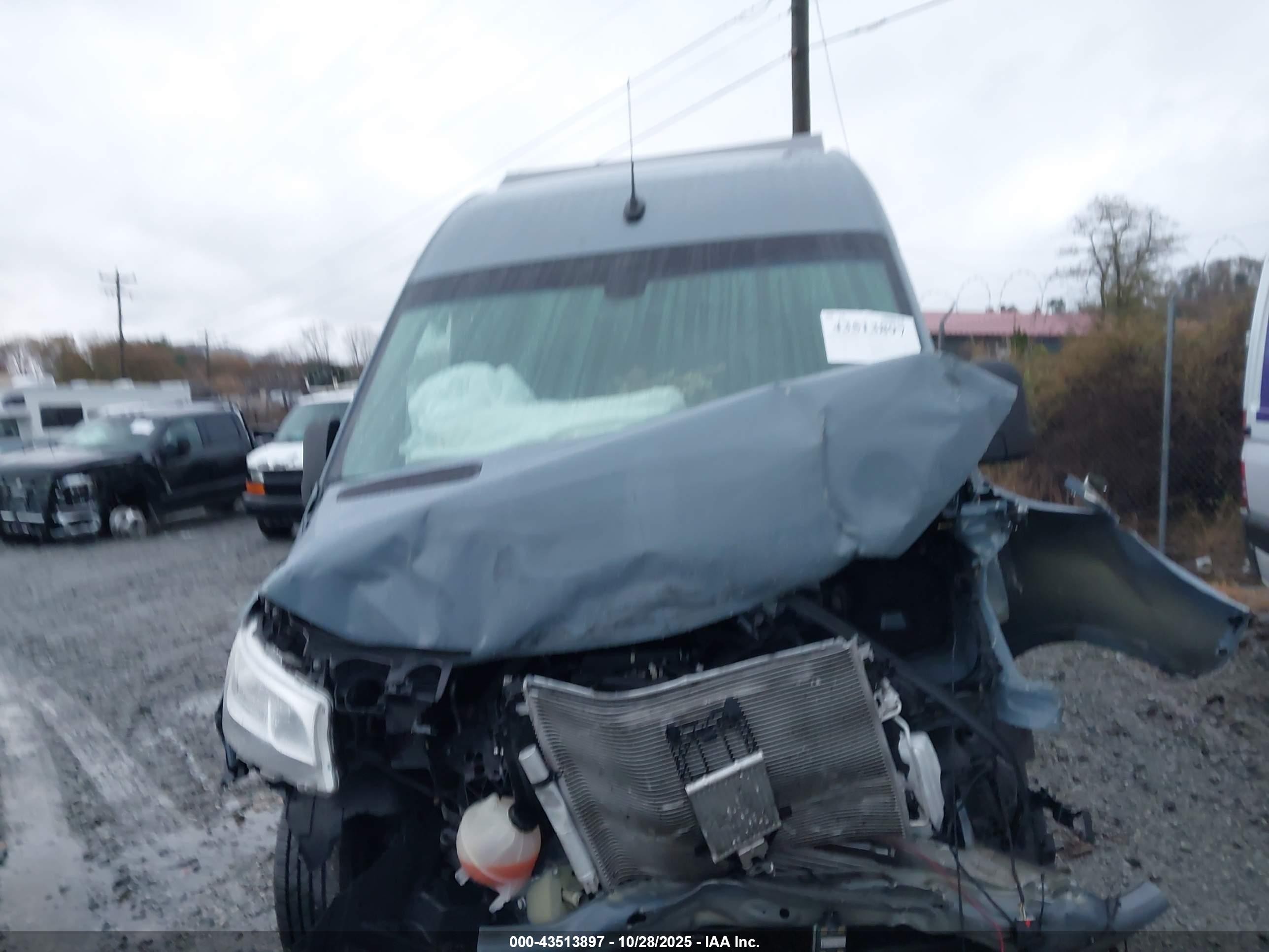 2022 Mercedes-benz Sprinter 2500 High Roof I4 Gray vin: W1Y40CHY0NT096033