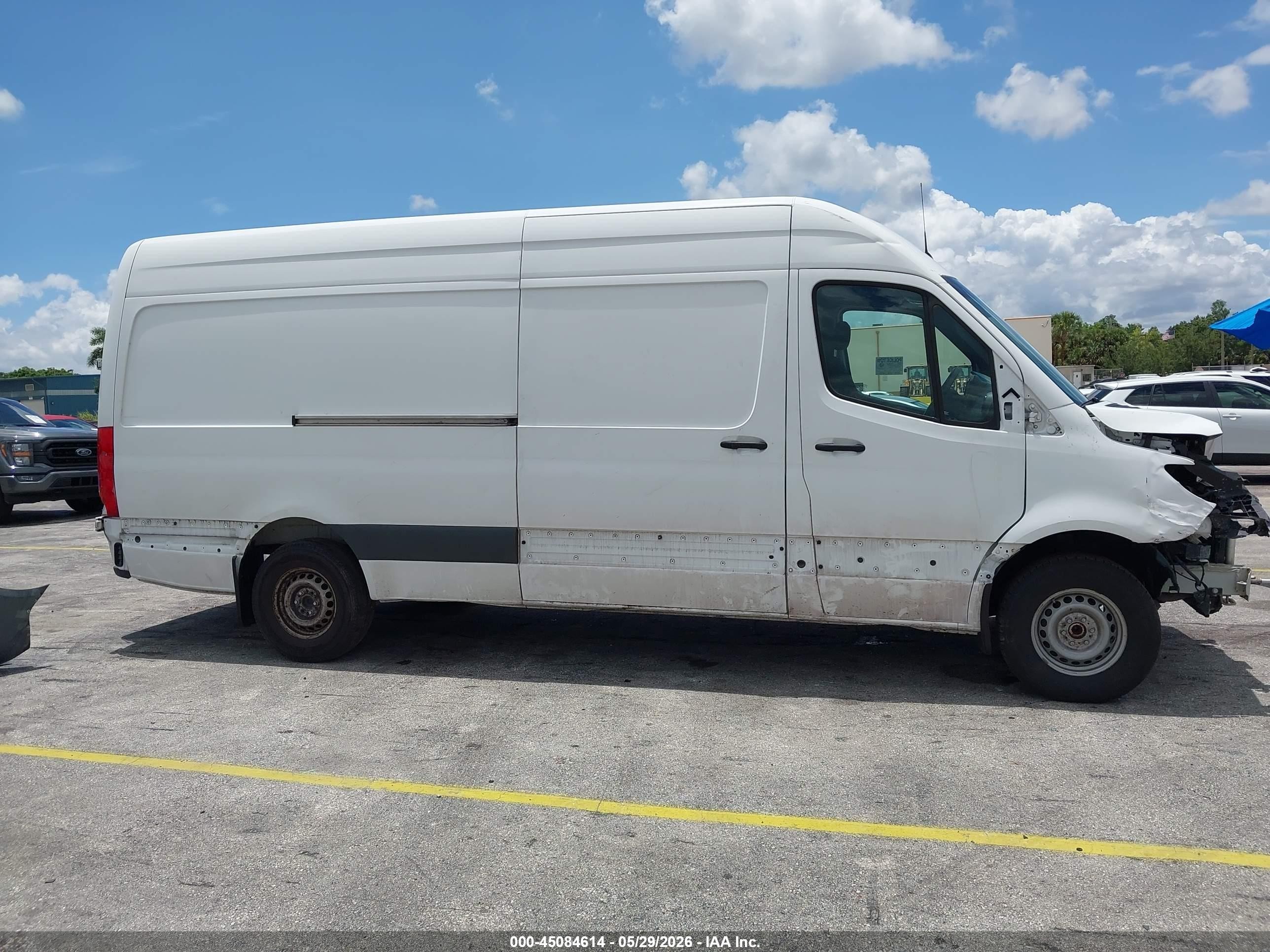 2021 Mercedes-benz Sprinter 2500 High Roof I4 Белый vin: W1Y40CHY5MT061664