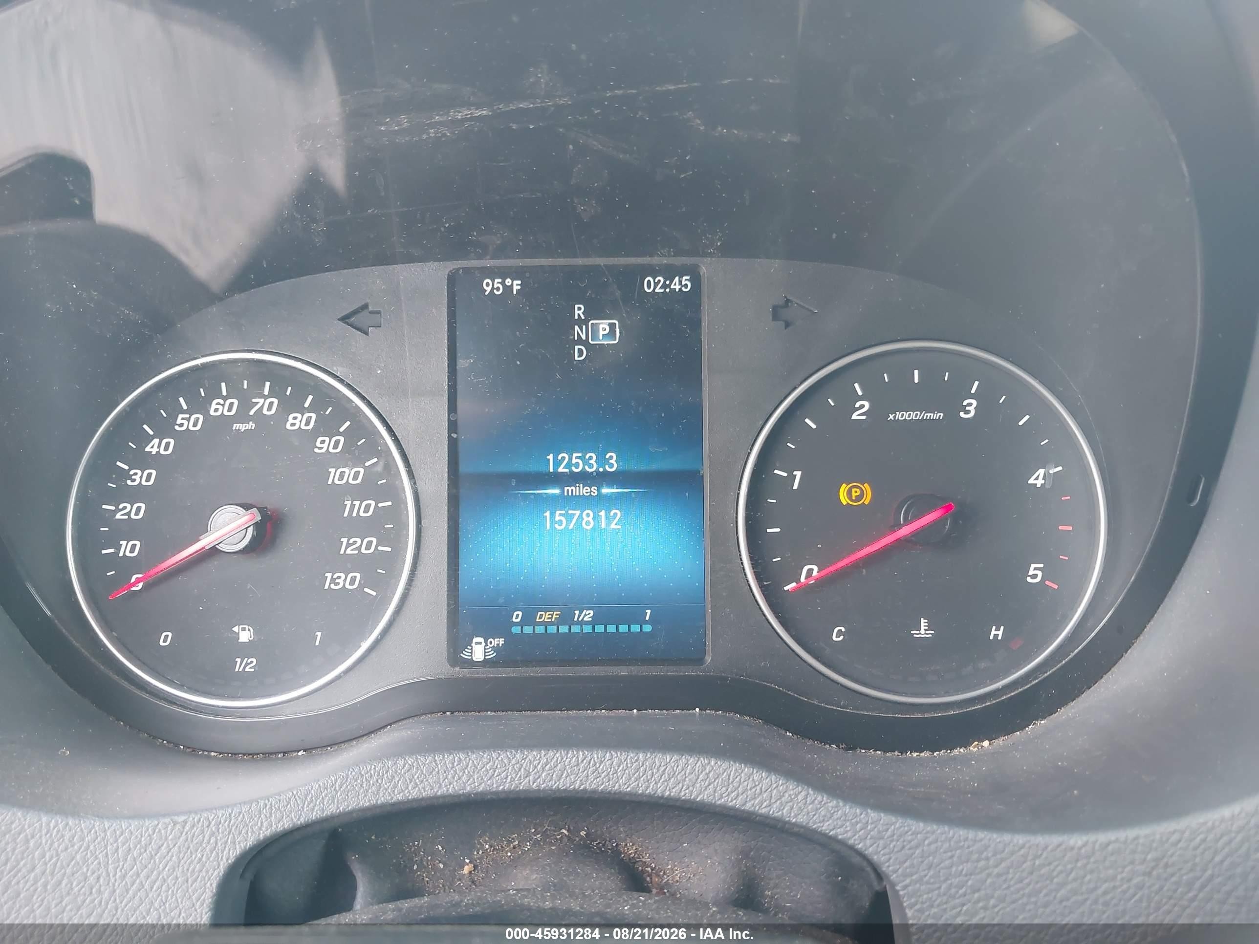 2021 Mercedes-benz Sprinter 2500 High Roof I4 Diesel Белый vin: W1Y4DCHY6MT064531