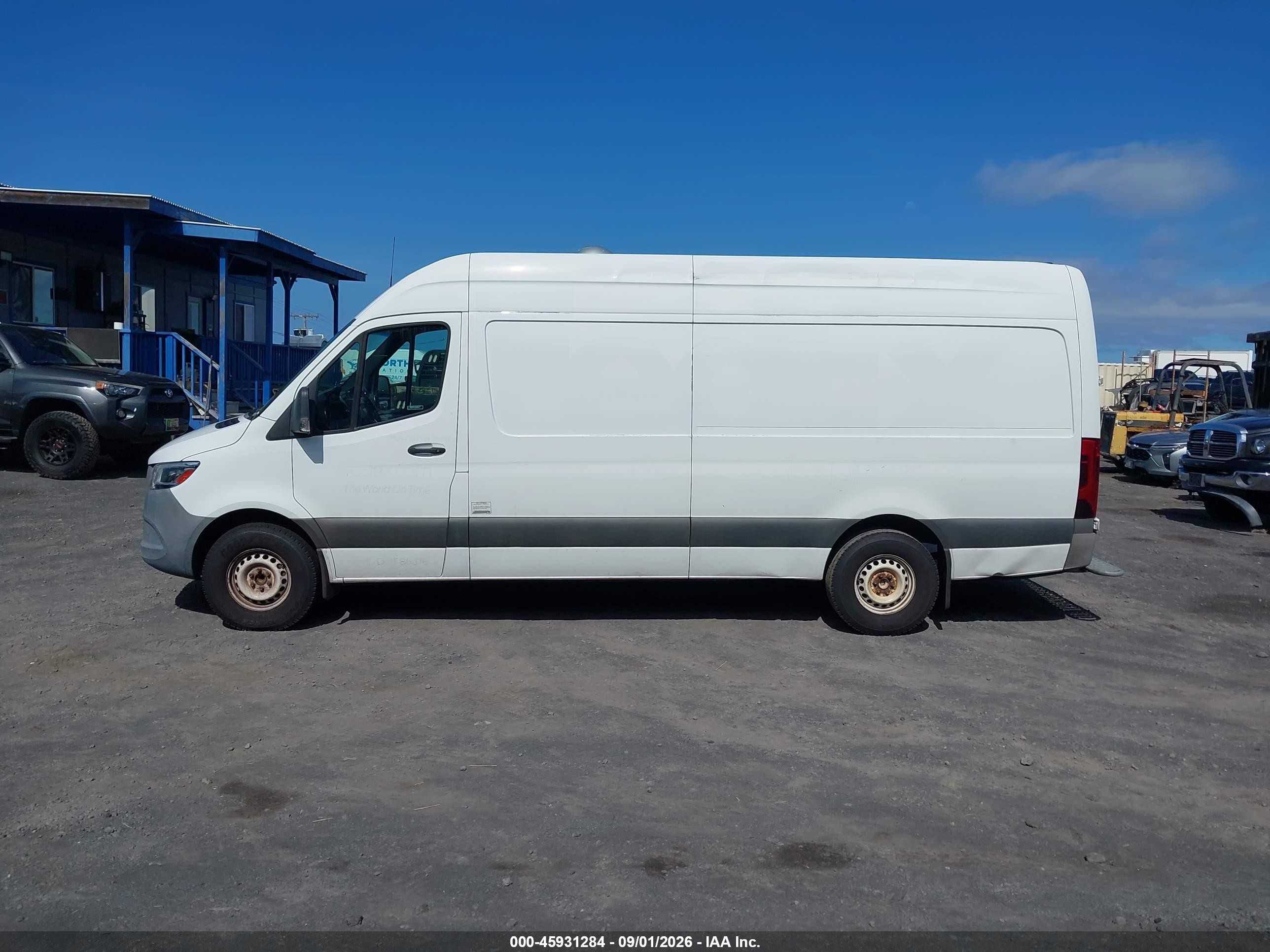 2021 Mercedes-benz Sprinter 2500 High Roof I4 Diesel Белый vin: W1Y4DCHY6MT064531