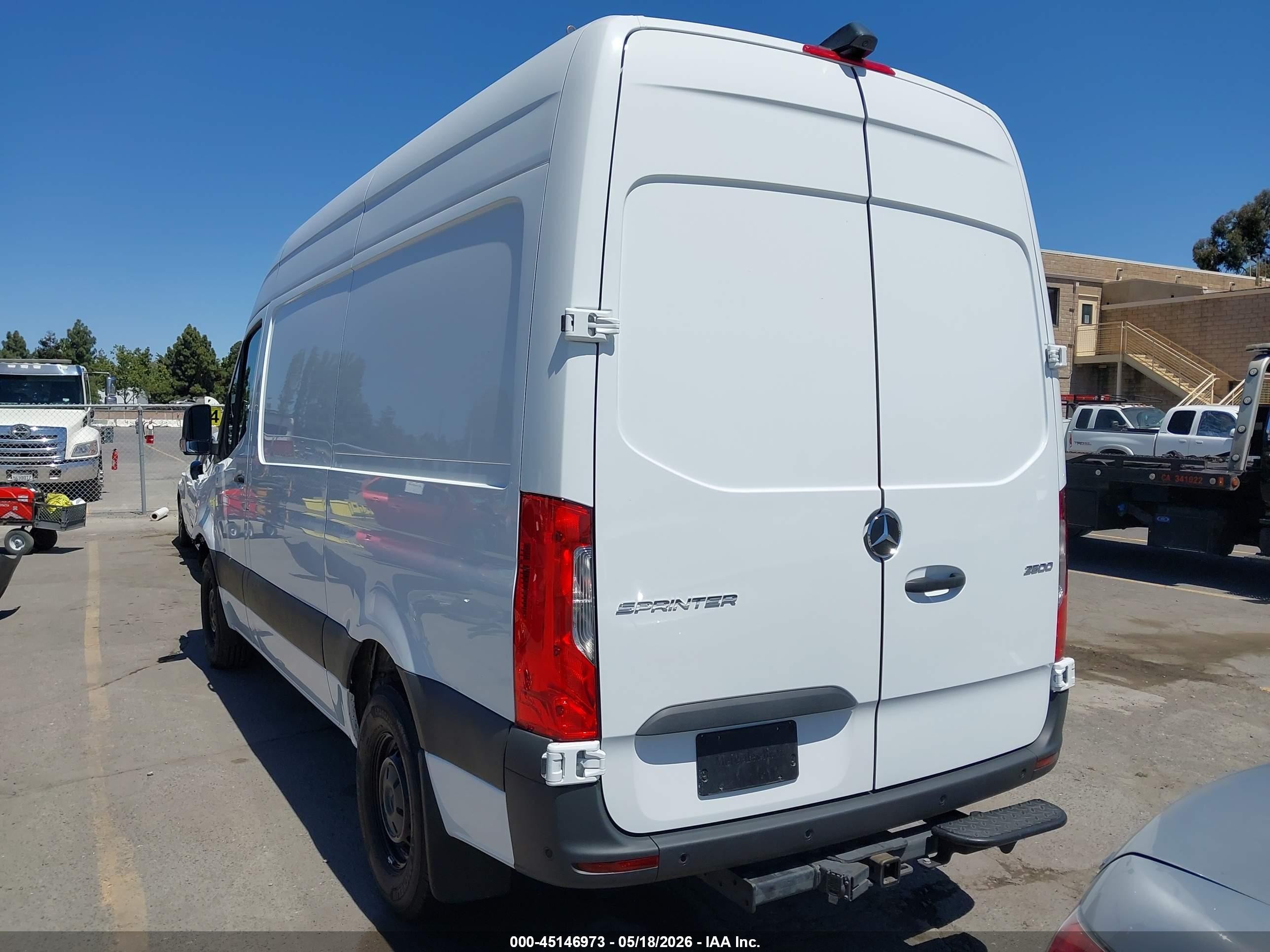2021 Mercedes-benz Sprinter 2500 Standard Roof V6 Белый vin: W1Y4EBHY8MT075795