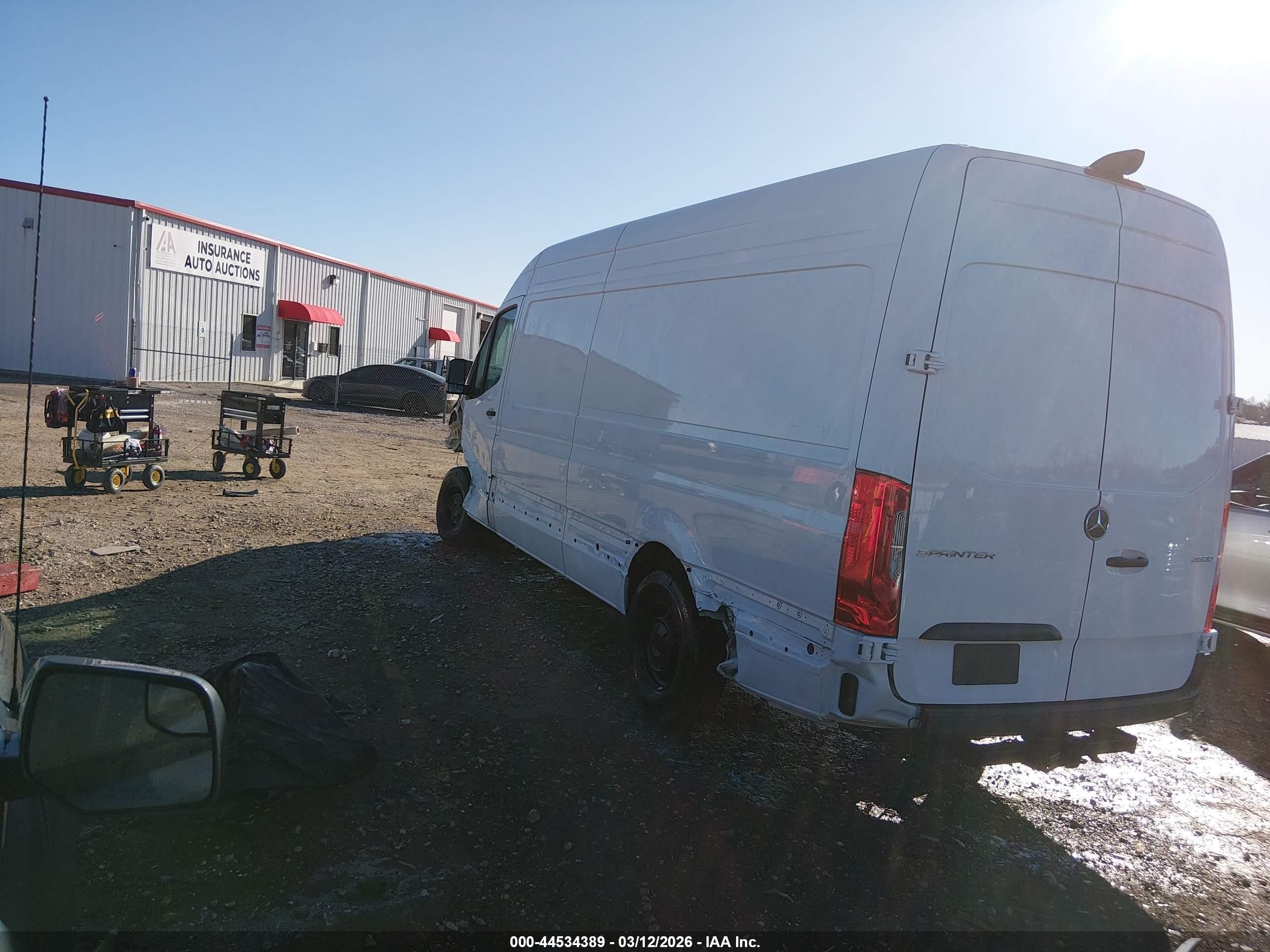 2025 Mercedes-benz Sprinter 2500 High Roof 4-cyl Diesel Ho Белый vin: W1Y4NCHY2ST217075