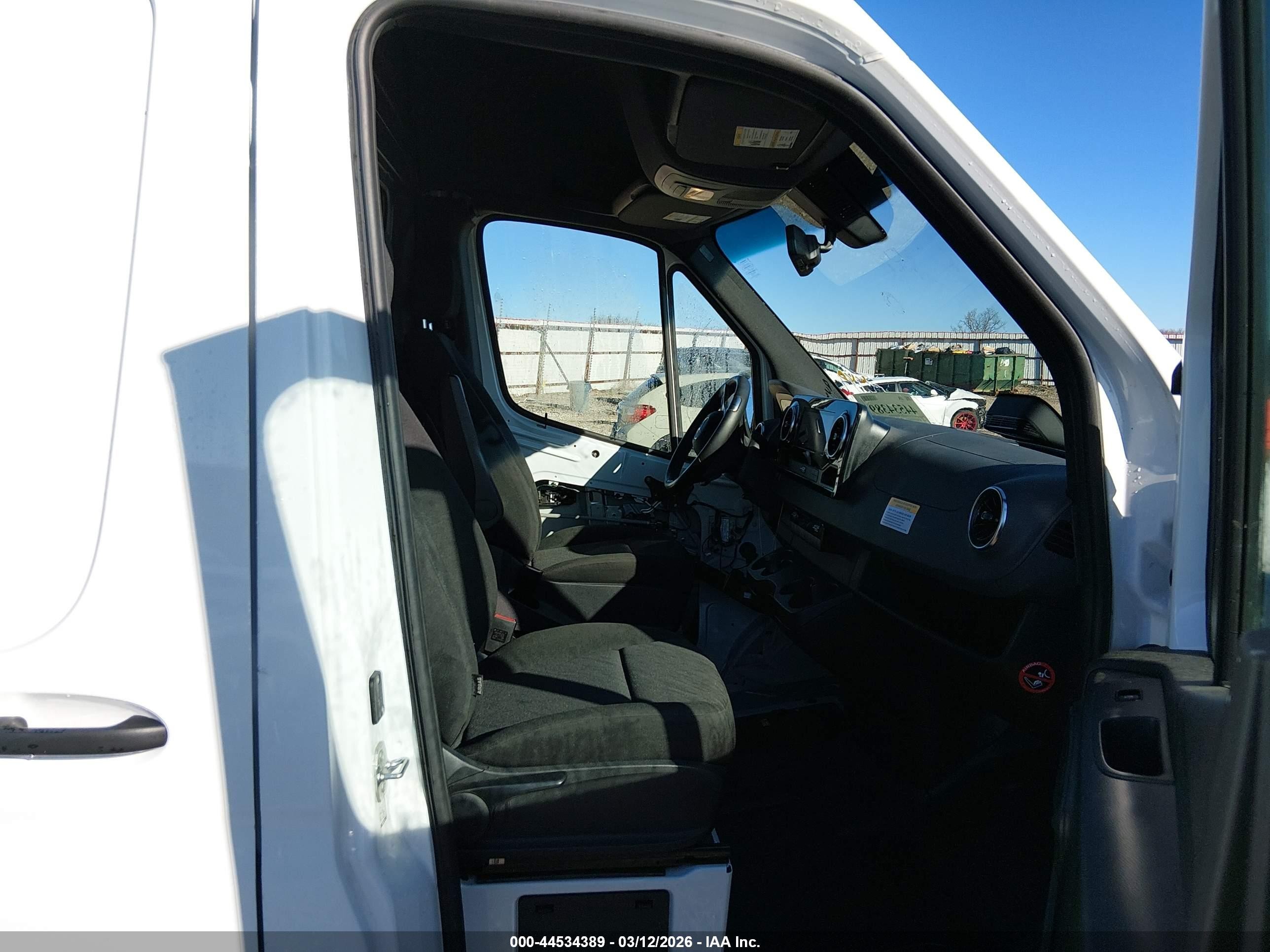 2025 Mercedes-benz Sprinter 2500 High Roof 4-cyl Diesel Ho Белый vin: W1Y4NCHY2ST217075