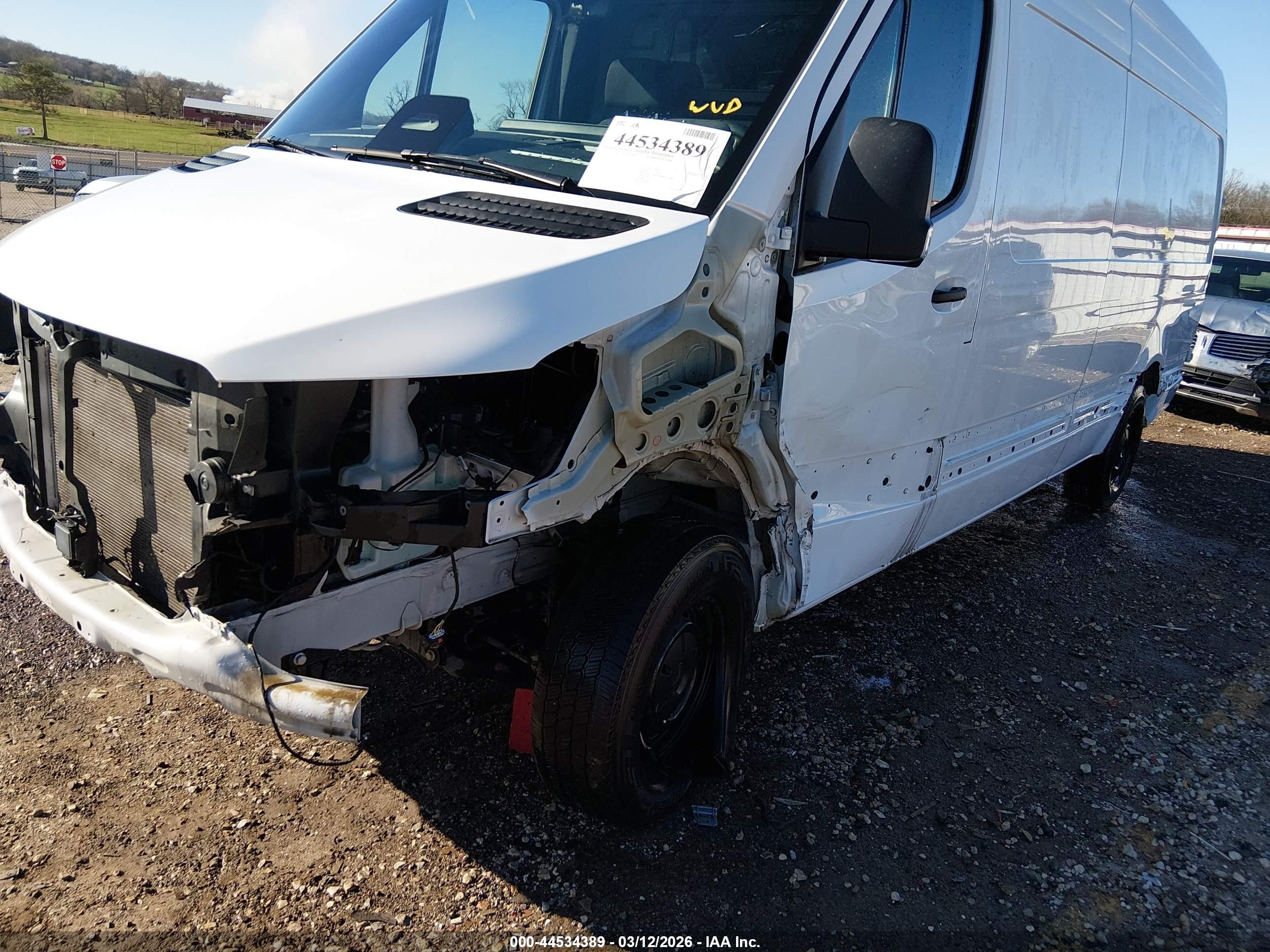 2025 Mercedes-benz Sprinter 2500 High Roof 4-cyl Diesel Ho Белый vin: W1Y4NCHY2ST217075