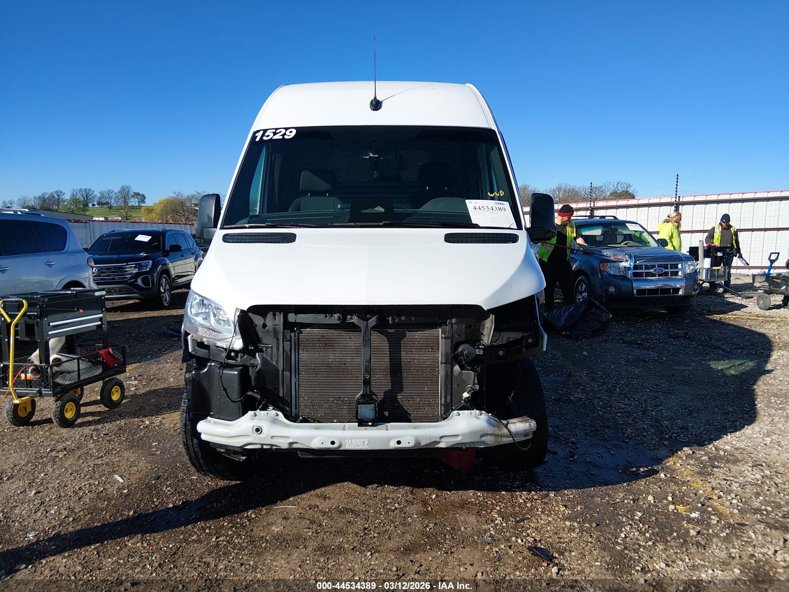 2025 Mercedes-benz Sprinter 2500 High Roof 4-cyl Diesel Ho Белый vin: W1Y4NCHY2ST217075