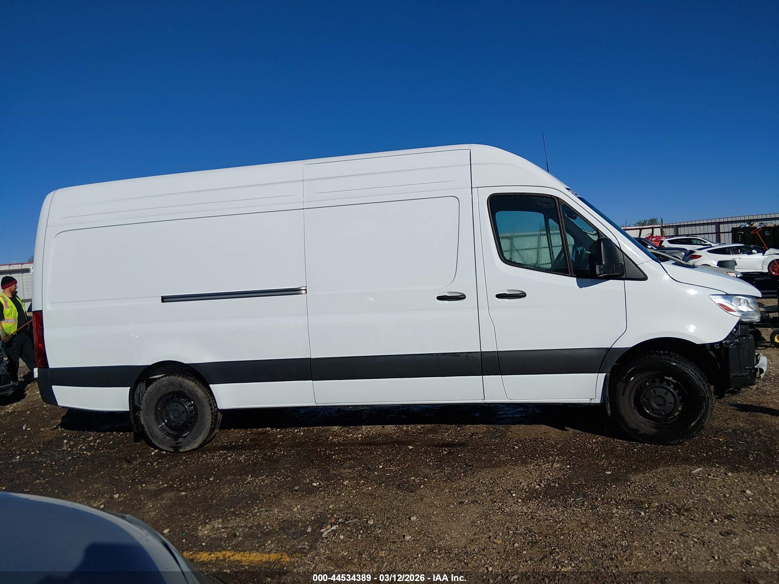 2025 Mercedes-benz Sprinter 2500 High Roof 4-cyl Diesel Ho Белый vin: W1Y4NCHY2ST217075