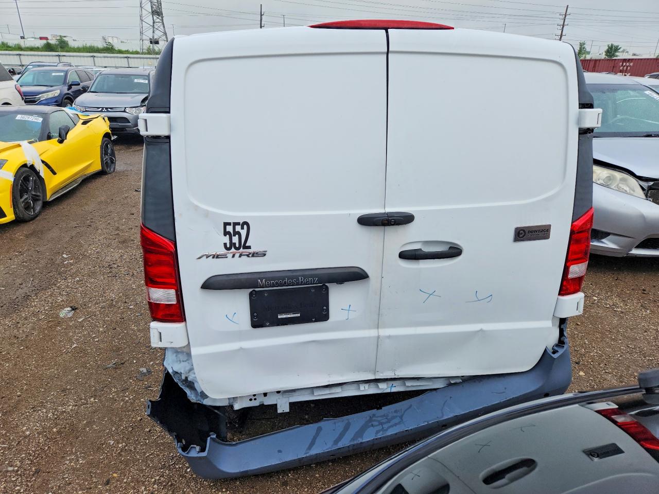 2020 Mercedes-benz Metris White vin: W1YV0BEY4L3749902