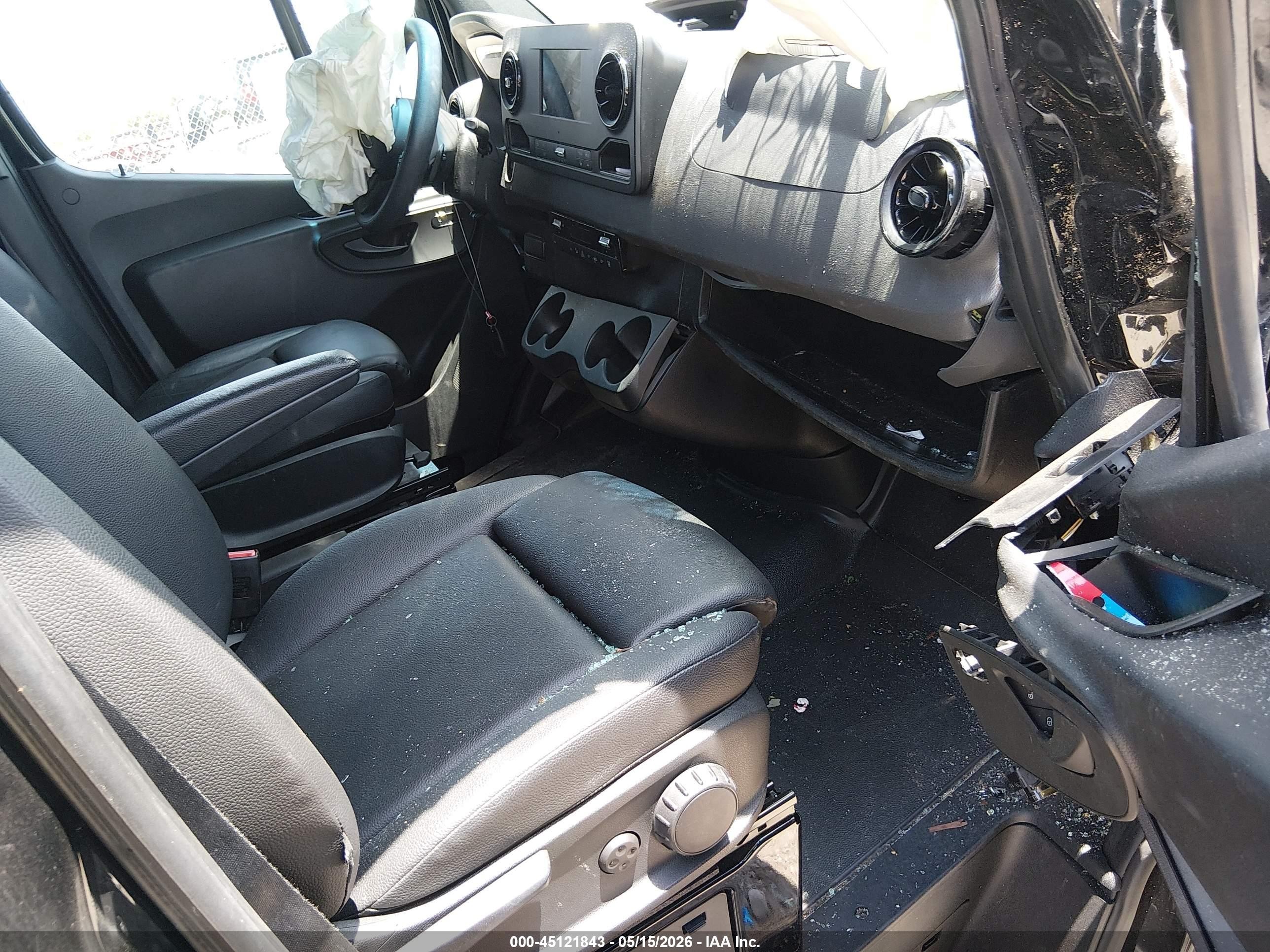 2023 Mercedes-benz Sprinter 2500 Standard Roof 4-cyl Diesel Ho Черный vin: W1Z4NFHY1PT116064