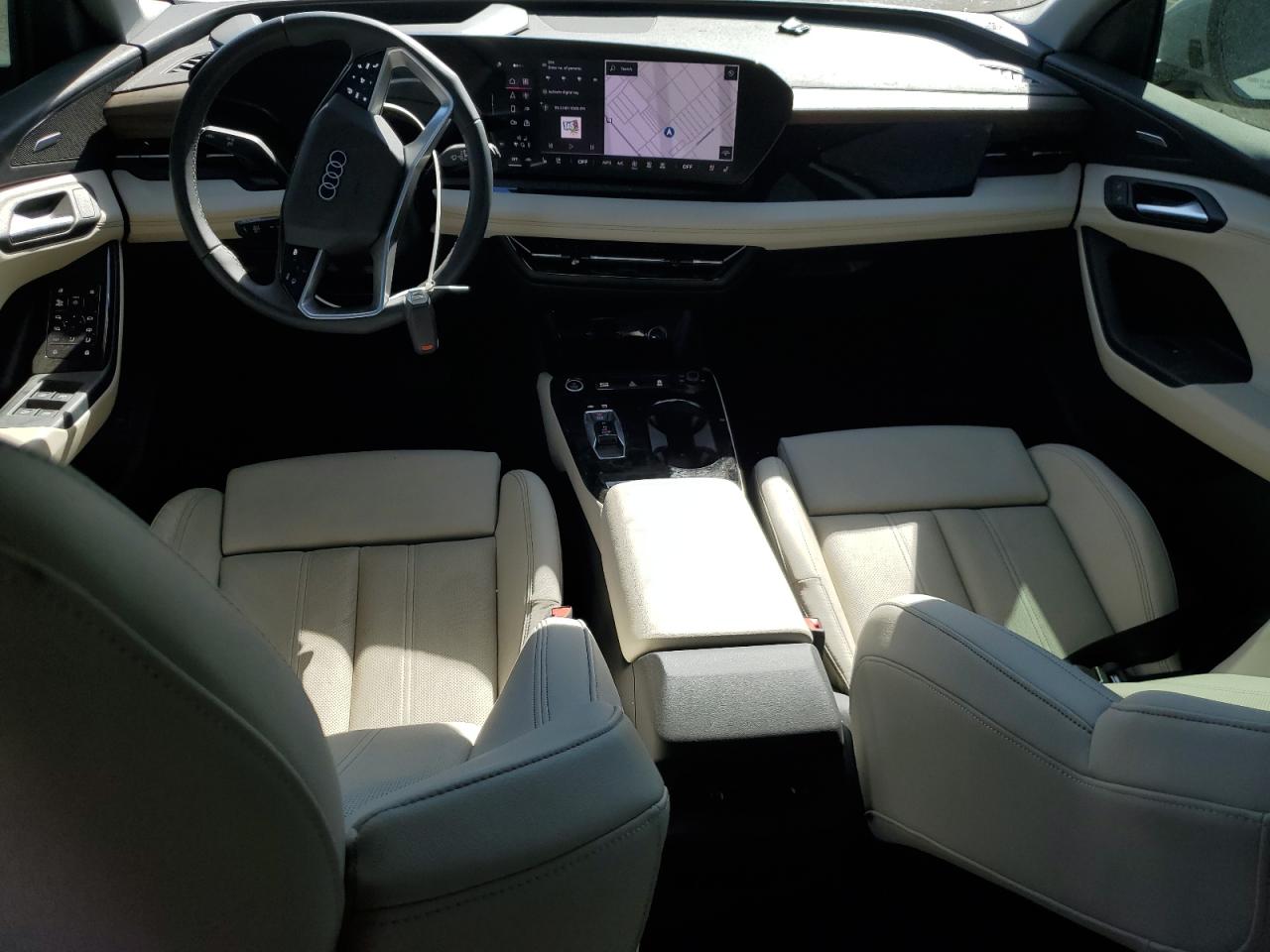 2025 Audi Q6 E-tron Premium Plus White vin: WA124BGF1SA025516