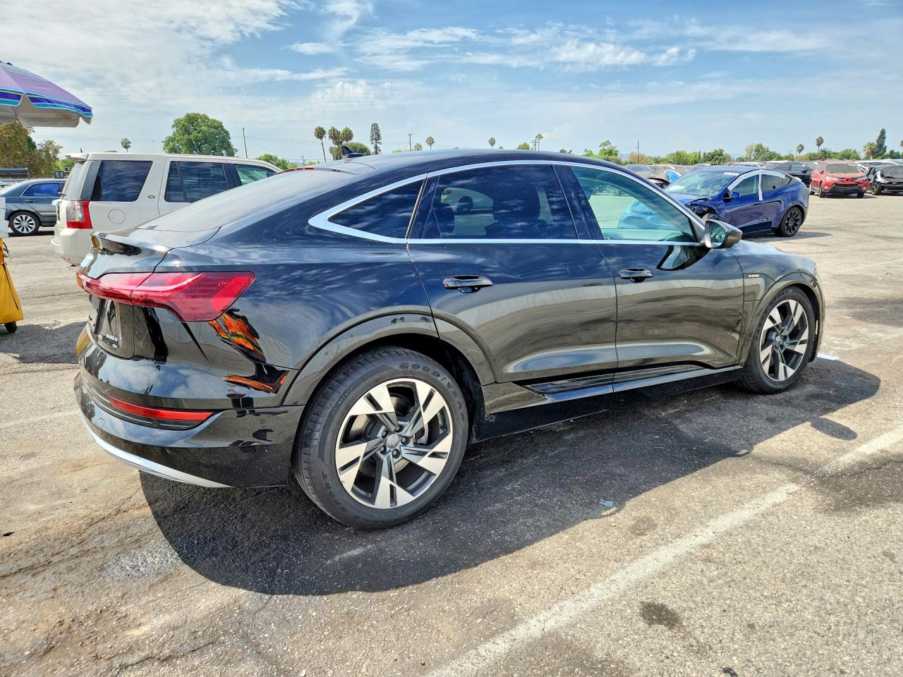 2020 Audi E-tron Sportback Premium Plus Black vin: WA12ABGEXLB036235