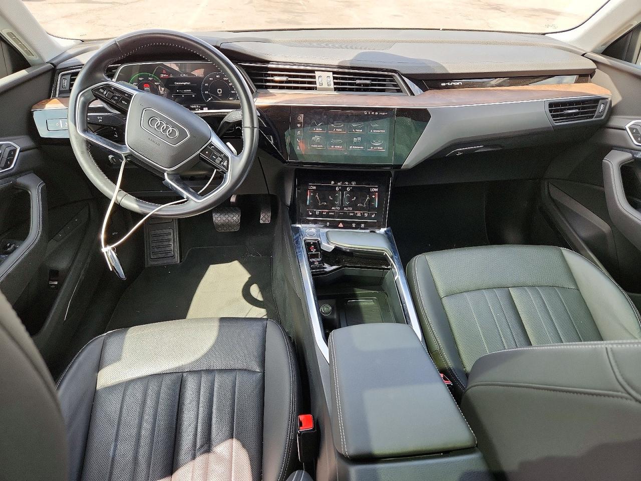 2020 Audi E-tron Sportback Premium Plus Black vin: WA12ABGEXLB036235