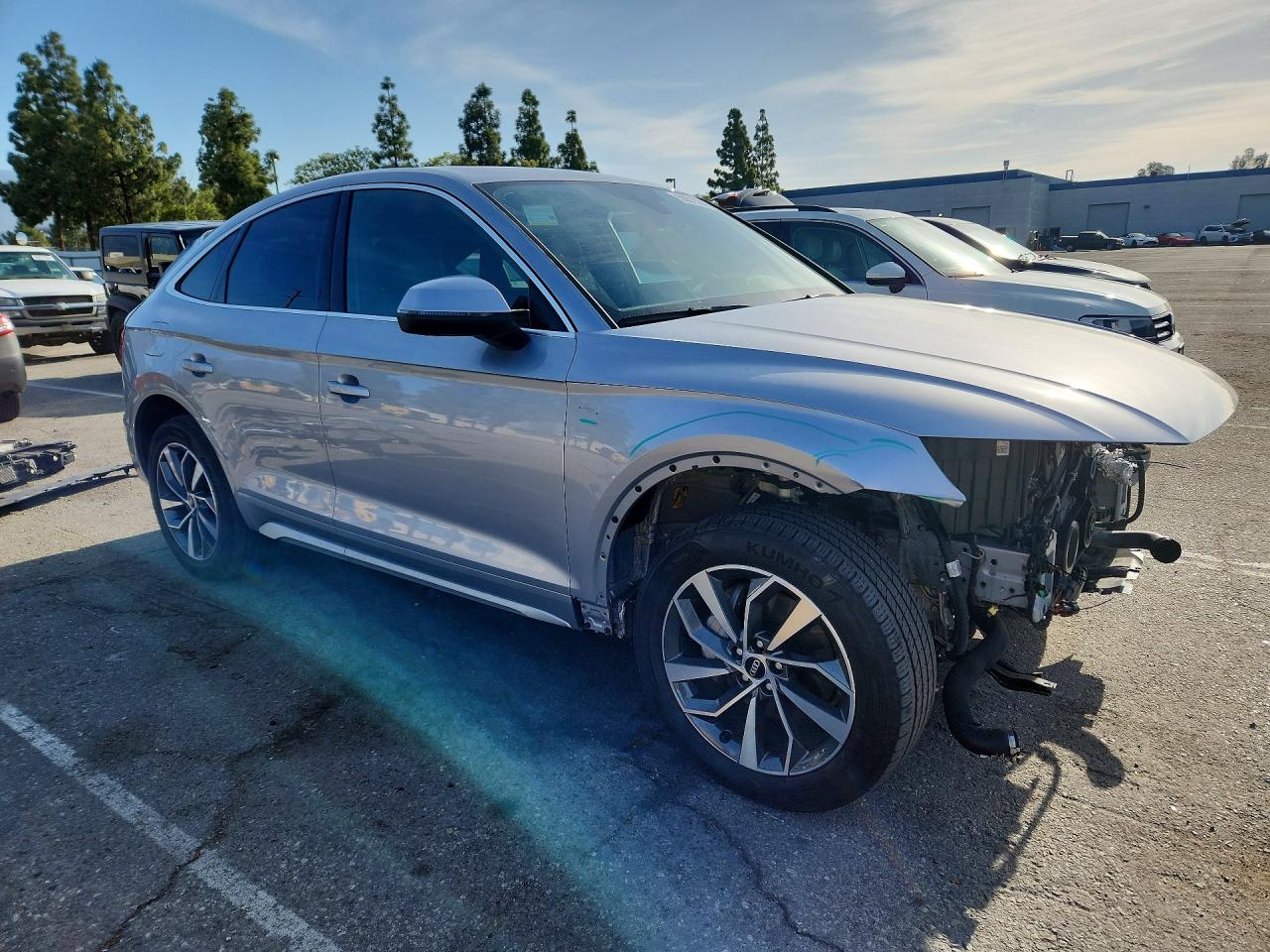 2022 Audi Q5 Sportback Prm Pls 45 Silver vin: WA15AAFY8N2127736