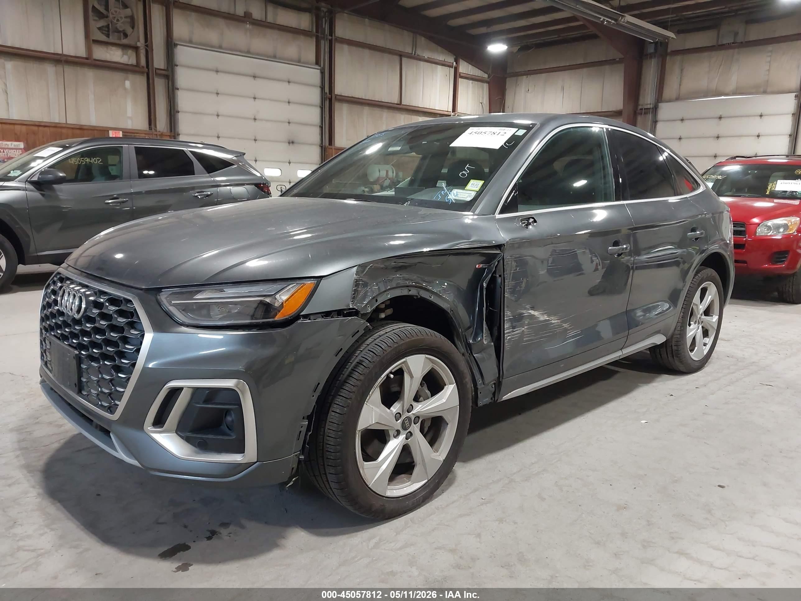 2024 Audi Q5 Sportback Premium Plus 45 Tfsi S Line Quattro S Tronic Gray vin: WA15AAFY8R2123286