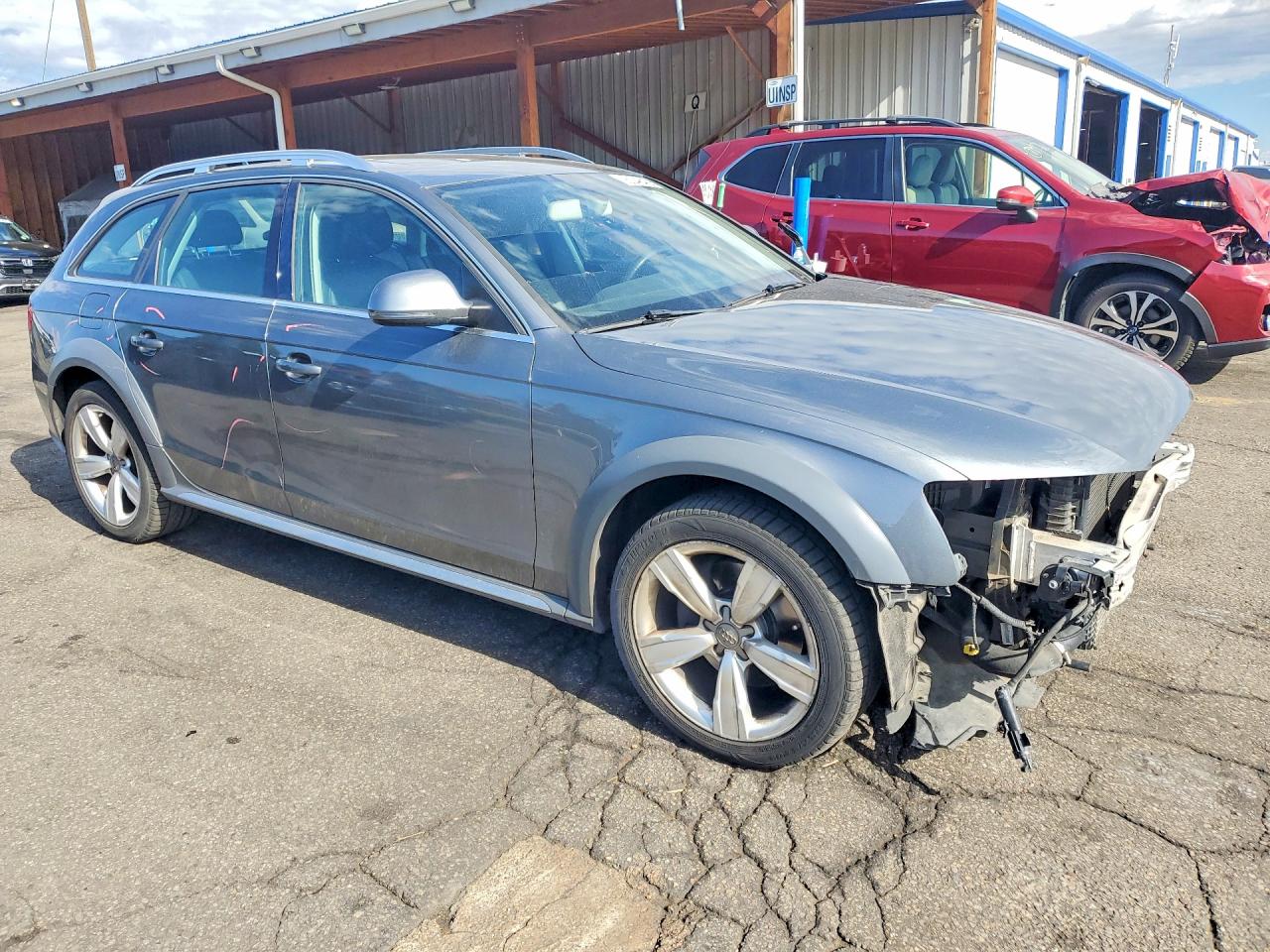 2013 Audi A4 Allroad Premium Gray vin: WA19FAFL3DA252686