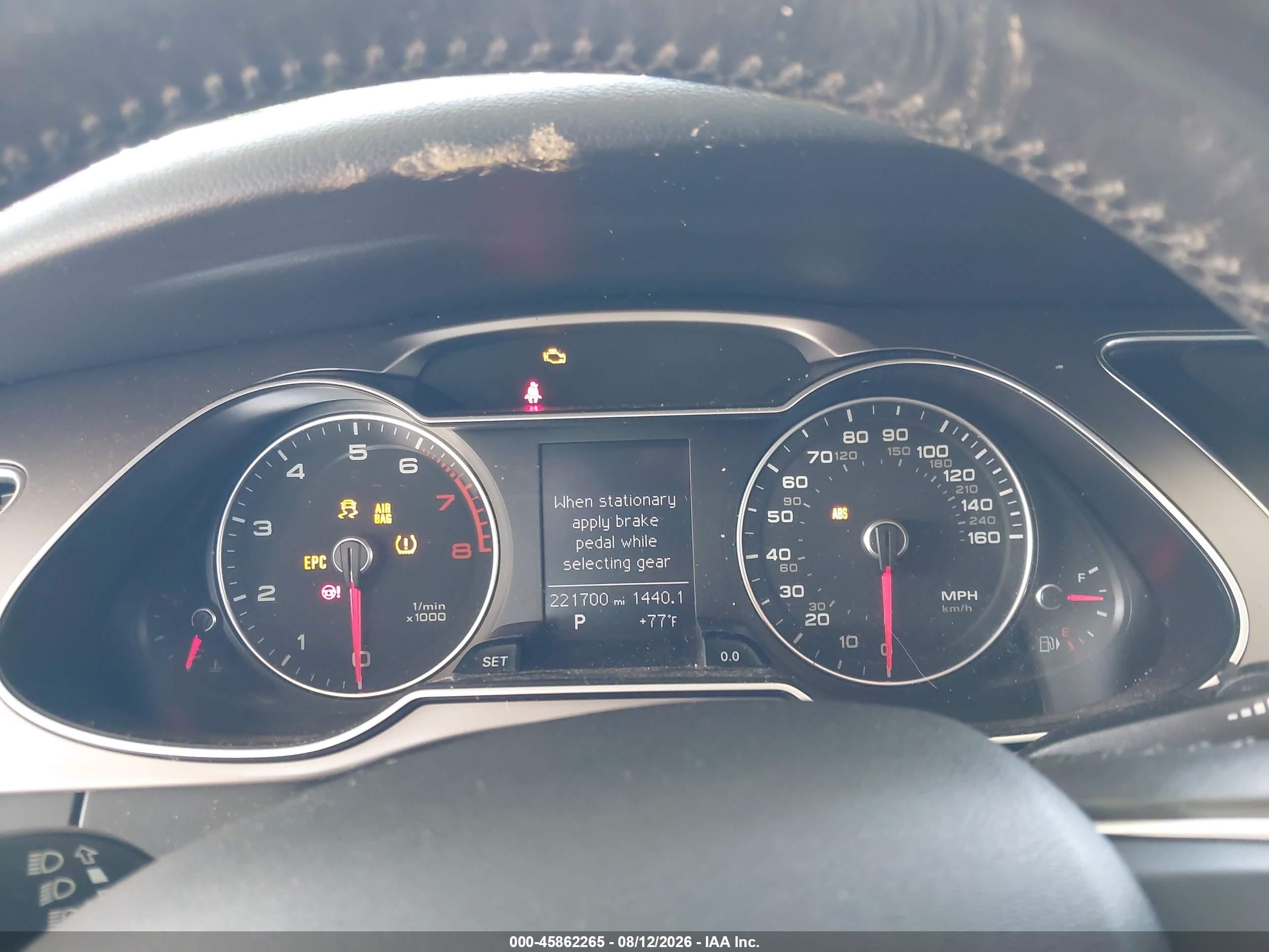 2013 Audi Allroad 2.0t Premium Gray vin: WA19FAFL9DA181588